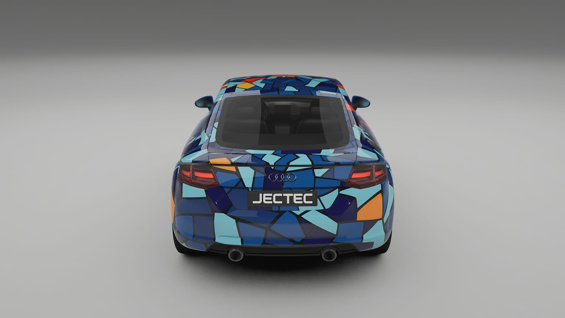 Audi TT Coupe 8S prefacelift pre-LCI BARCELONA – Kit Wrap PPF Personalizzato in Pellicola Poliuretanica Stampabile
