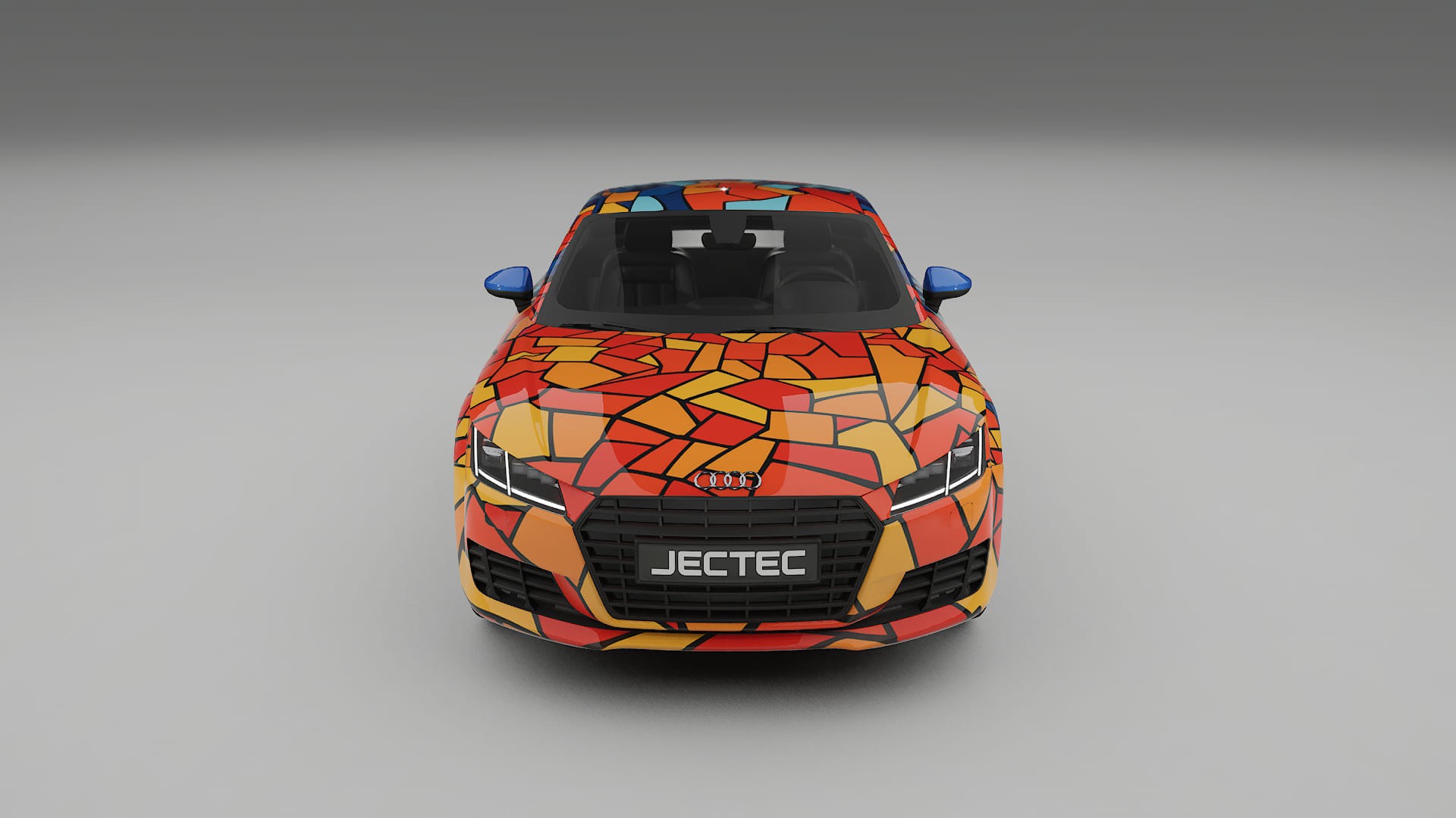 Audi TT Coupe 8S prefacelift pre-LCI BARCELONA – Kit Wrap PPF Personalizzato in Pellicola Poliuretanica Stampabile