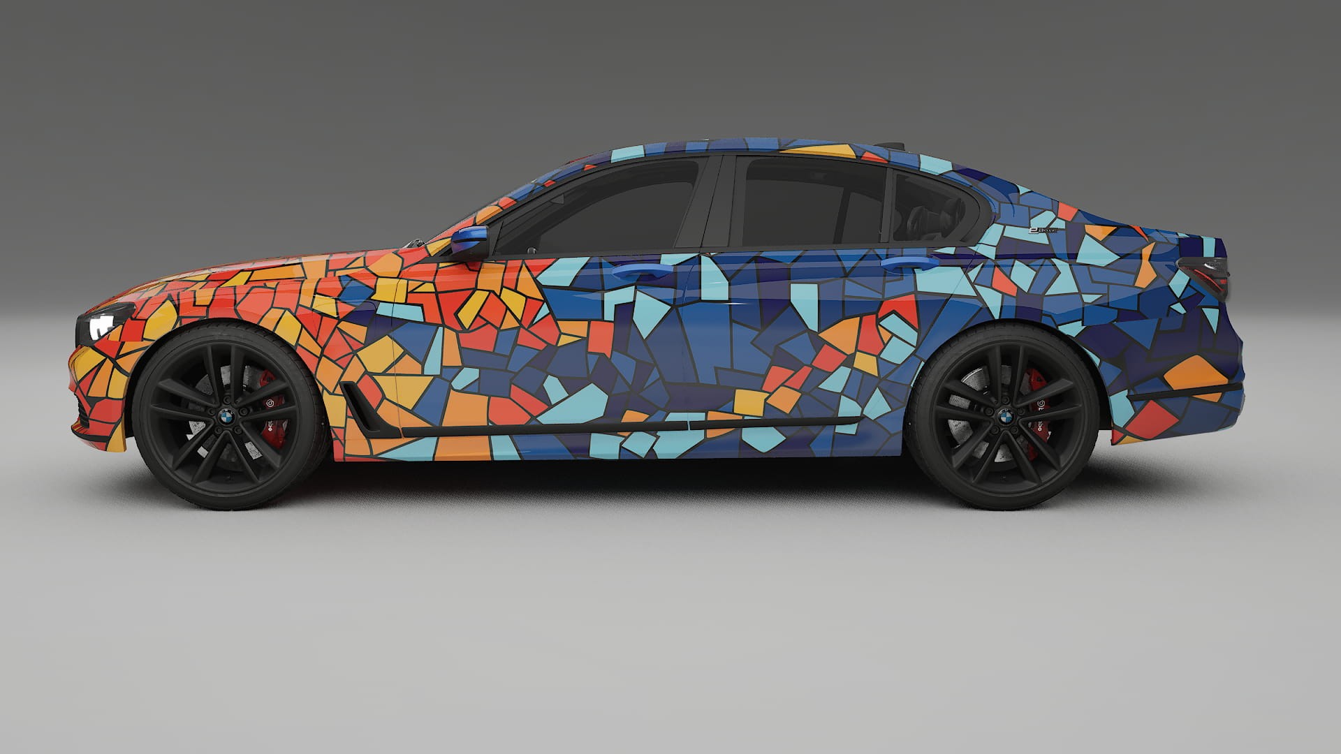 BMW 7 G11 G12 facelift LCI BARCELONA – Kit Wrap PPF Personalizzato in Pellicola Poliuretanica Stampabile