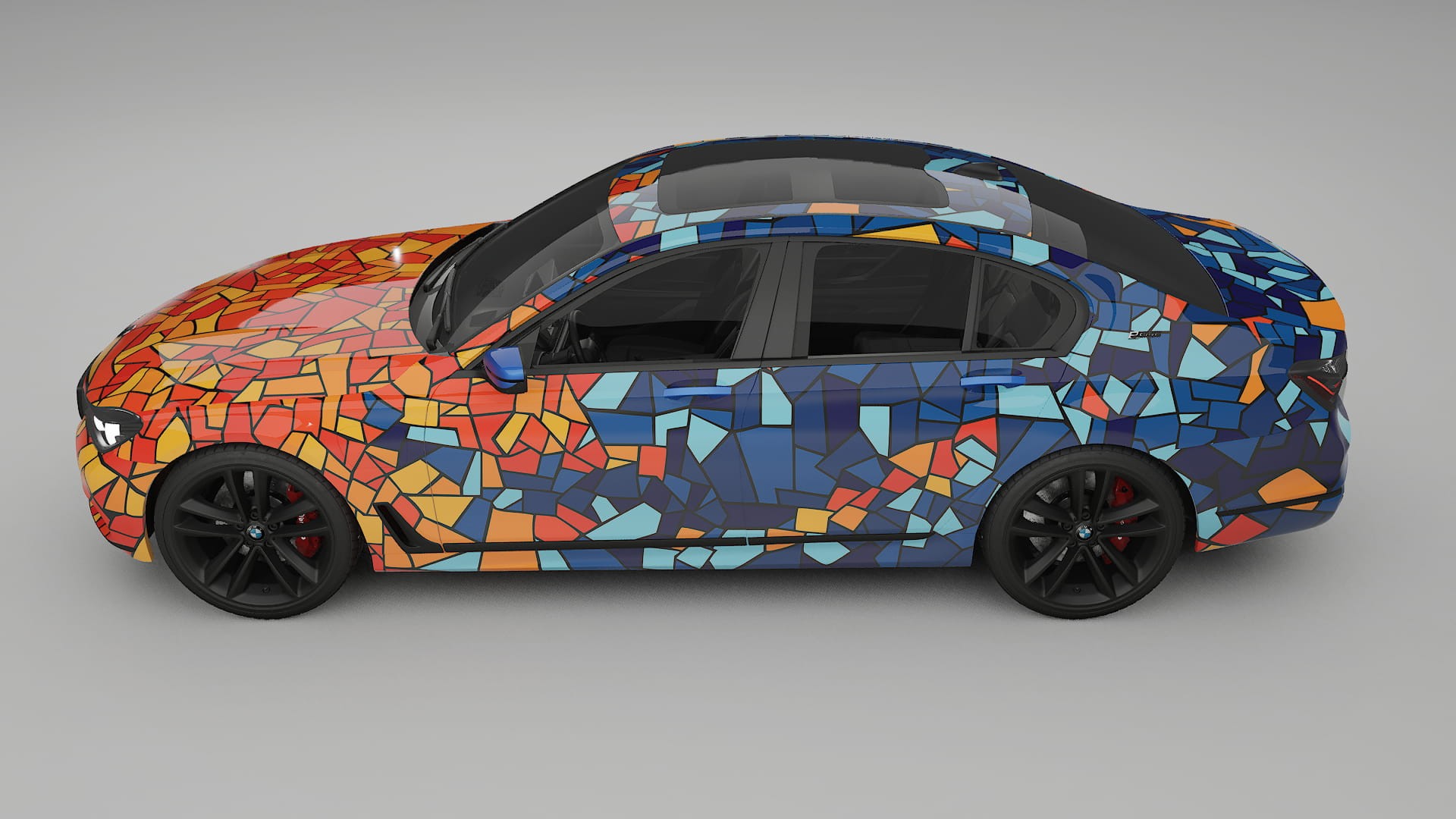 BMW 7 G11 G12 facelift LCI BARCELONA – Kit Wrap PPF Personalizzato in Pellicola Poliuretanica Stampabile