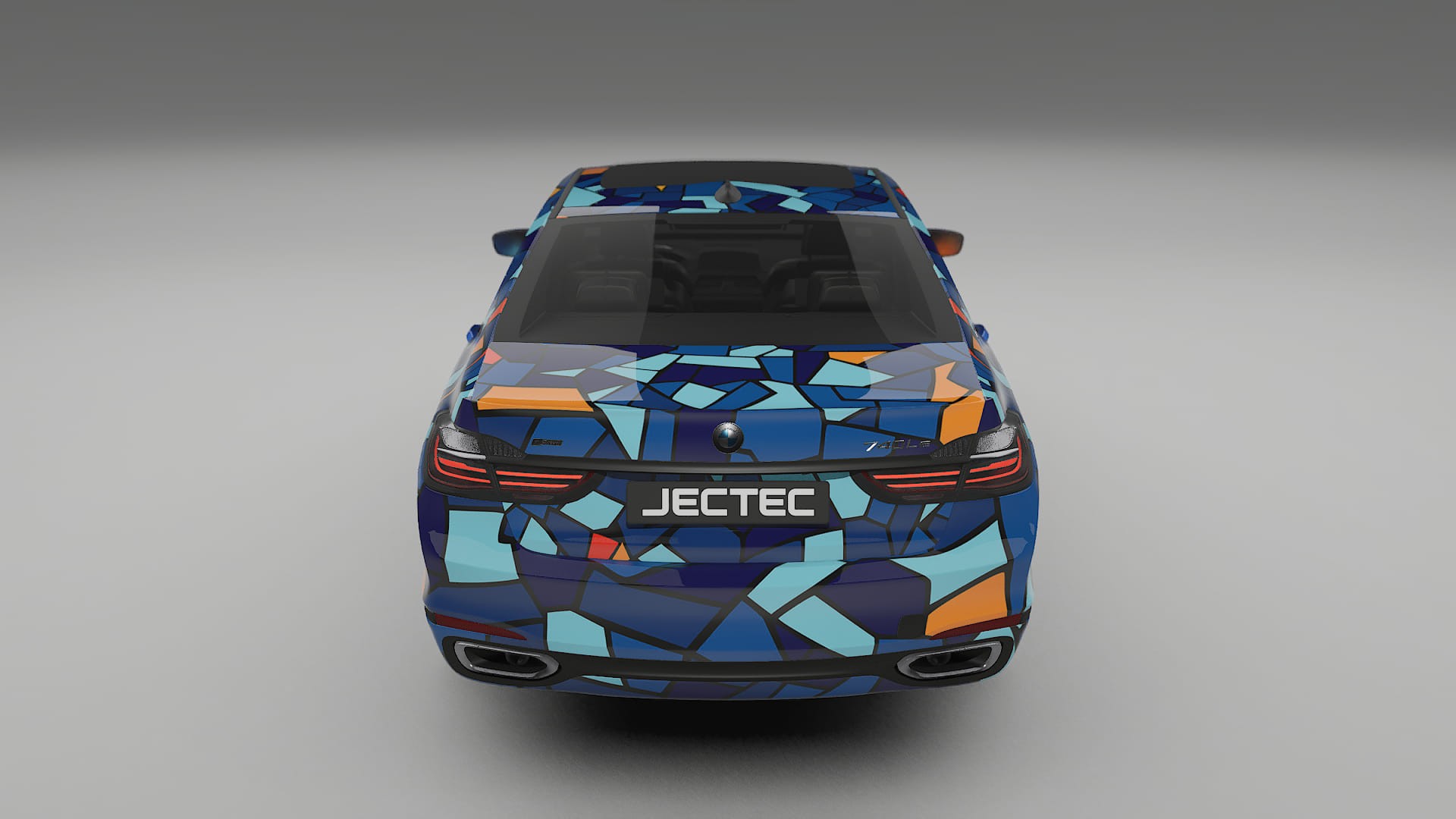 BMW 7 G11 G12 facelift LCI BARCELONA – Kit Wrap PPF Personalizzato in Pellicola Poliuretanica Stampabile