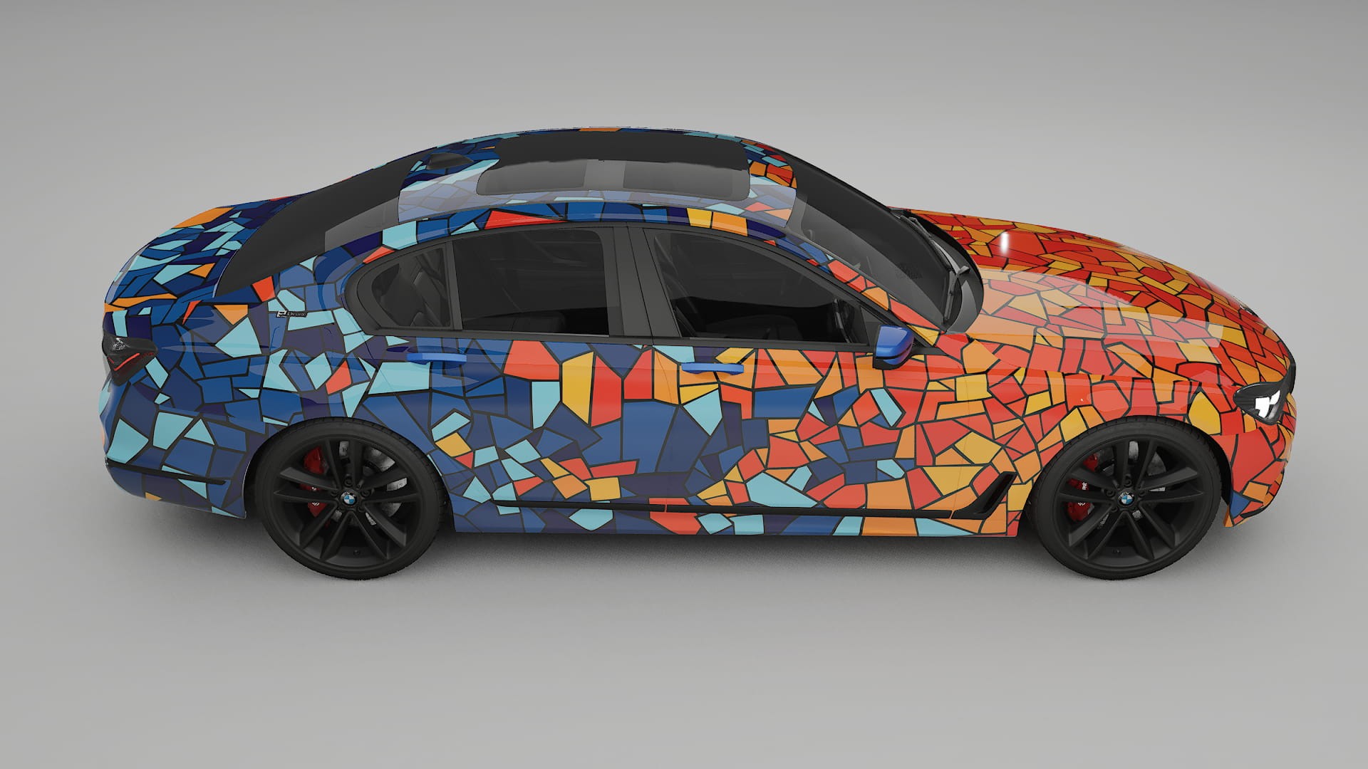 BMW 7 G11 G12 facelift LCI BARCELONA – Kit Wrap PPF Personalizzato in Pellicola Poliuretanica Stampabile