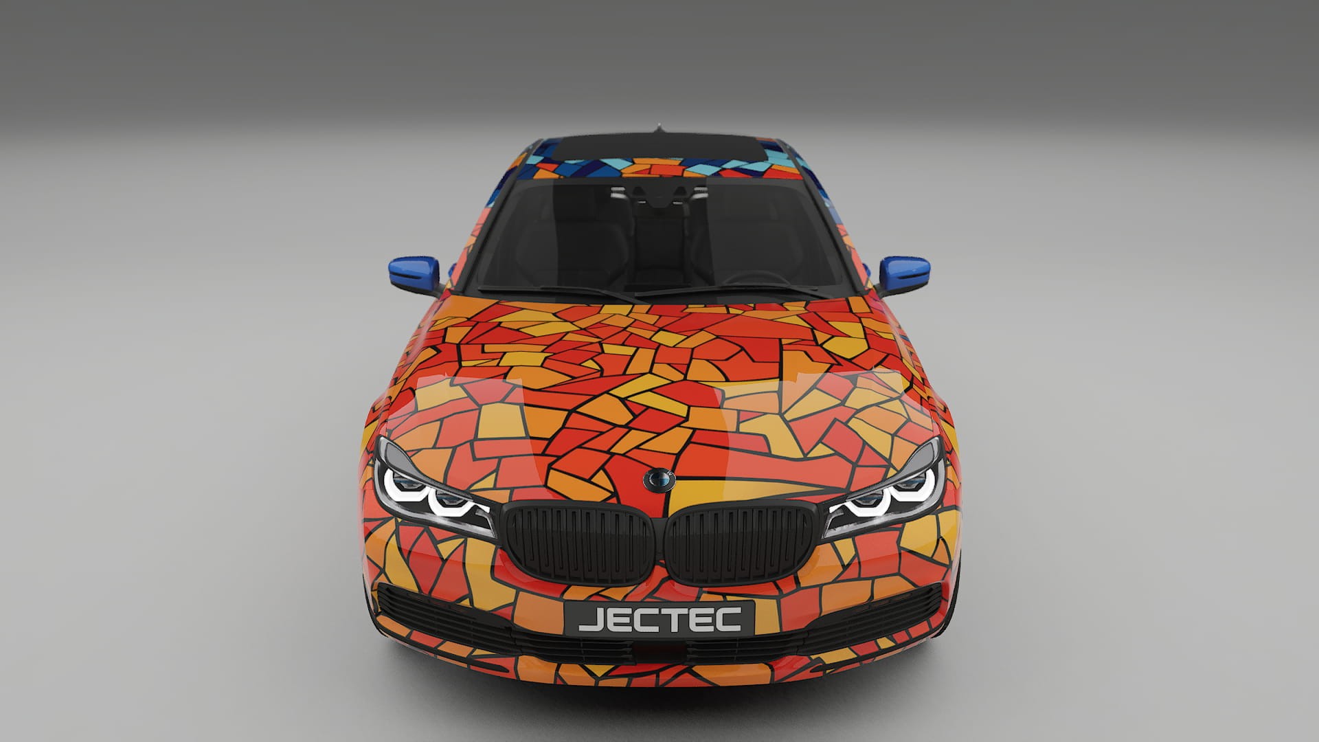 BMW 7 G11 G12 facelift LCI BARCELONA – Kit Wrap PPF Personalizzato in Pellicola Poliuretanica Stampabile