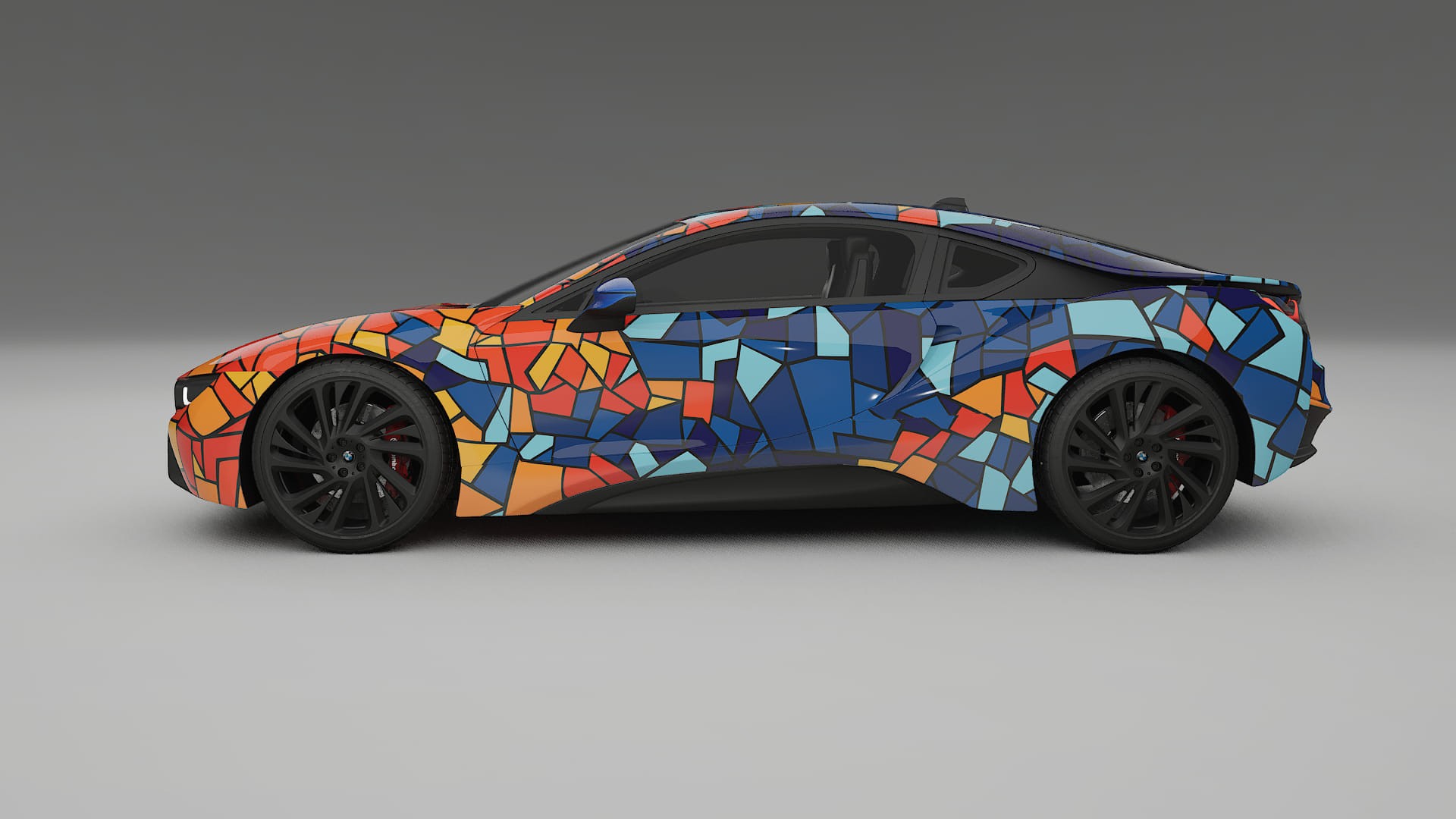 BMW I8 I12 BARCELONA – Kit Wrap PPF Personalizzato in Pellicola Poliuretanica Stampabile