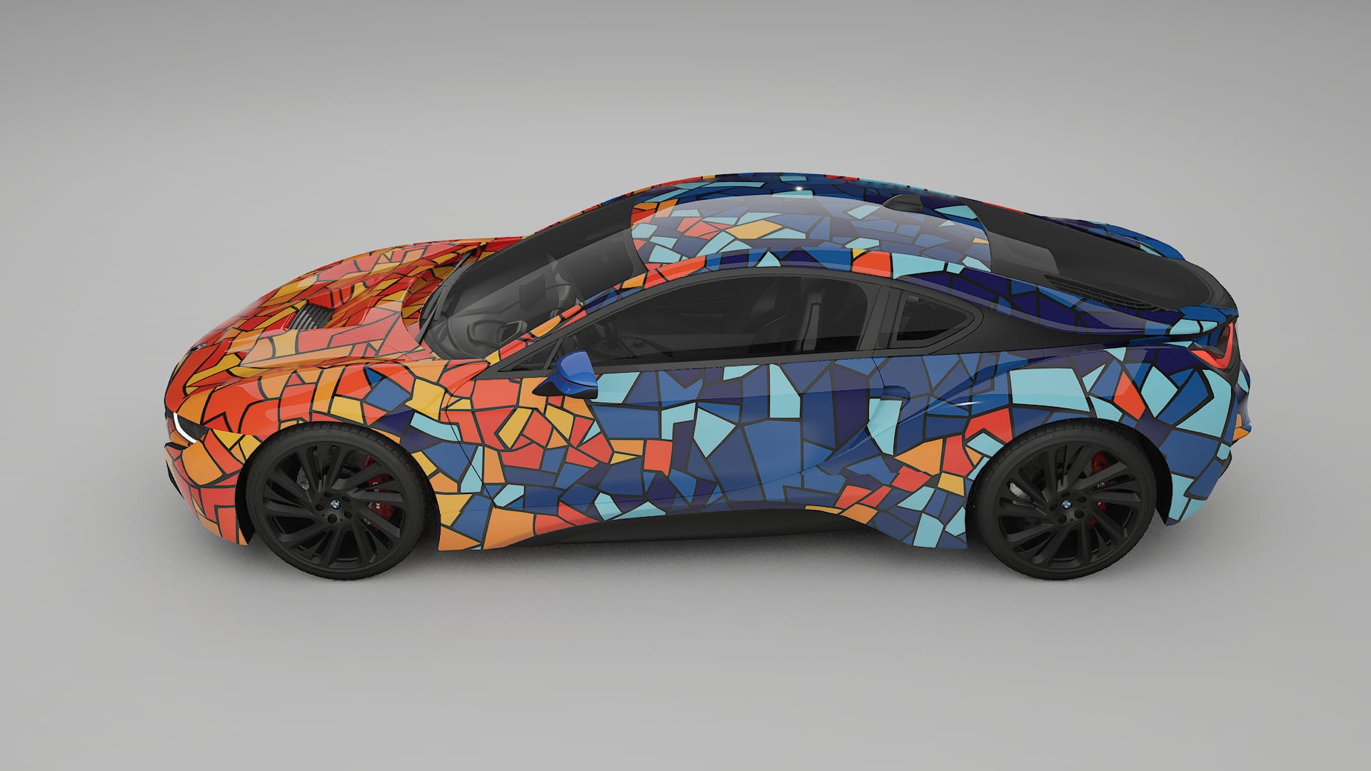 BMW I8 I12 BARCELONA – Kit Wrap PPF Personalizzato in Pellicola Poliuretanica Stampabile
