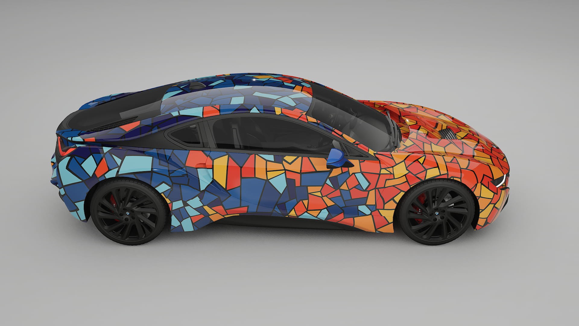 BMW I8 I12 BARCELONA – Kit Wrap PPF Personalizzato in Pellicola Poliuretanica Stampabile