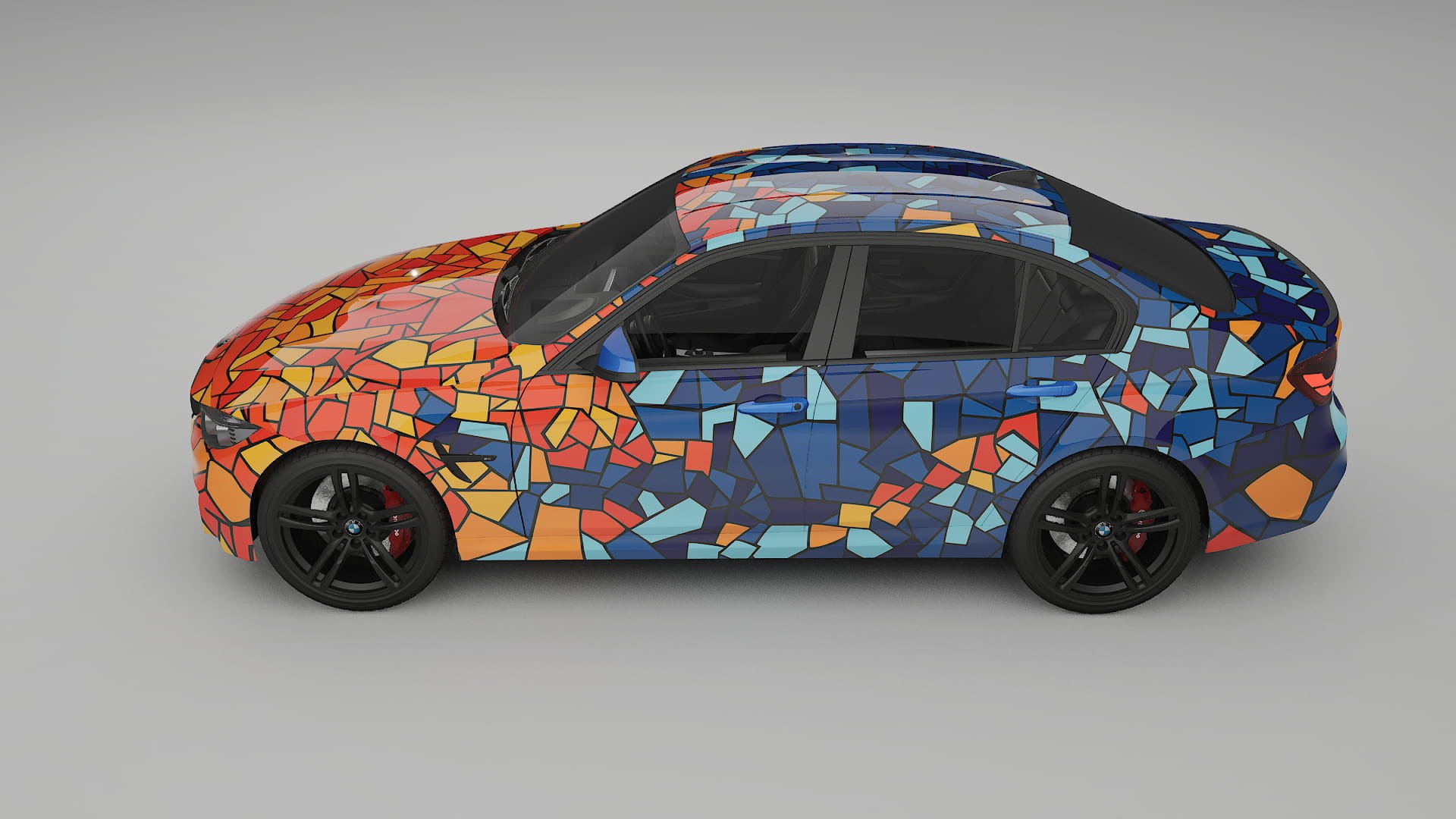 BMW M3 F80 BARCELONA – Kit Wrap PPF Personalizzato in Pellicola Poliuretanica Stampabile