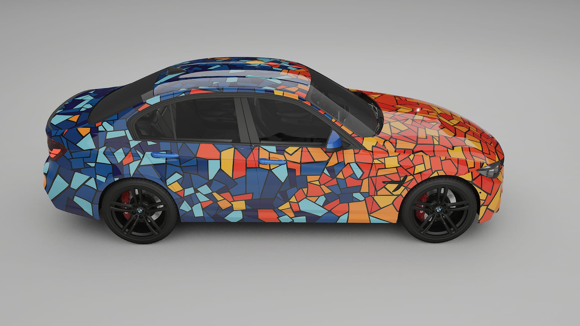 BMW M3 F80 BARCELONA – Kit Wrap PPF Personalizzato in Pellicola Poliuretanica Stampabile