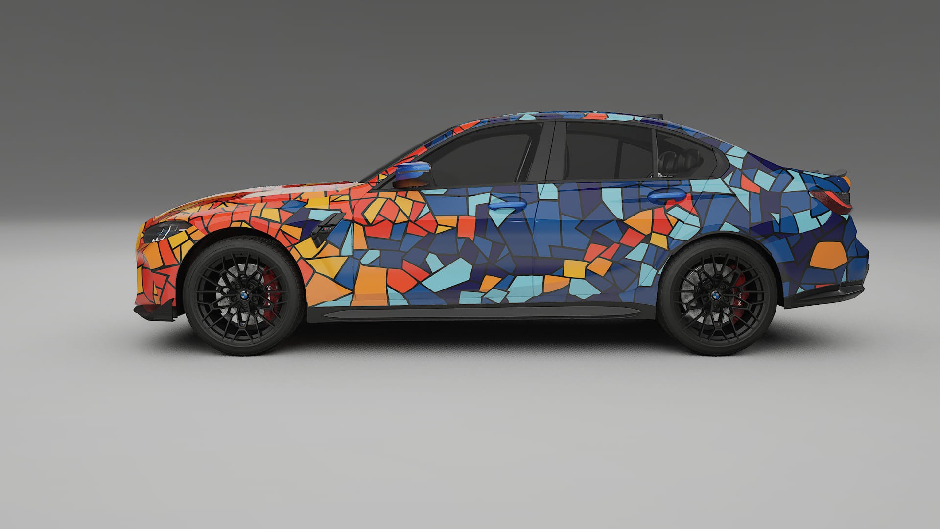 BMW M3 G80 Competition CS BARCELONA – Kit Wrap PPF Personalizzato in Pellicola Poliuretanica Stampabile