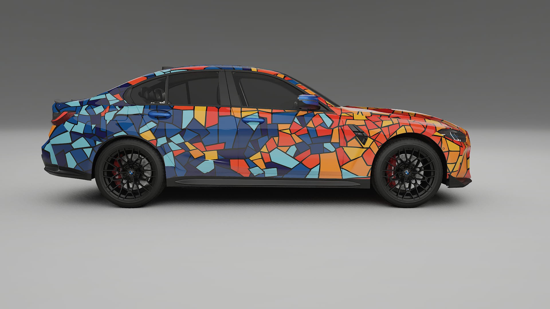 BMW M3 G80 Competition CS BARCELONA – Kit Wrap PPF Personalizzato in Pellicola Poliuretanica Stampabile