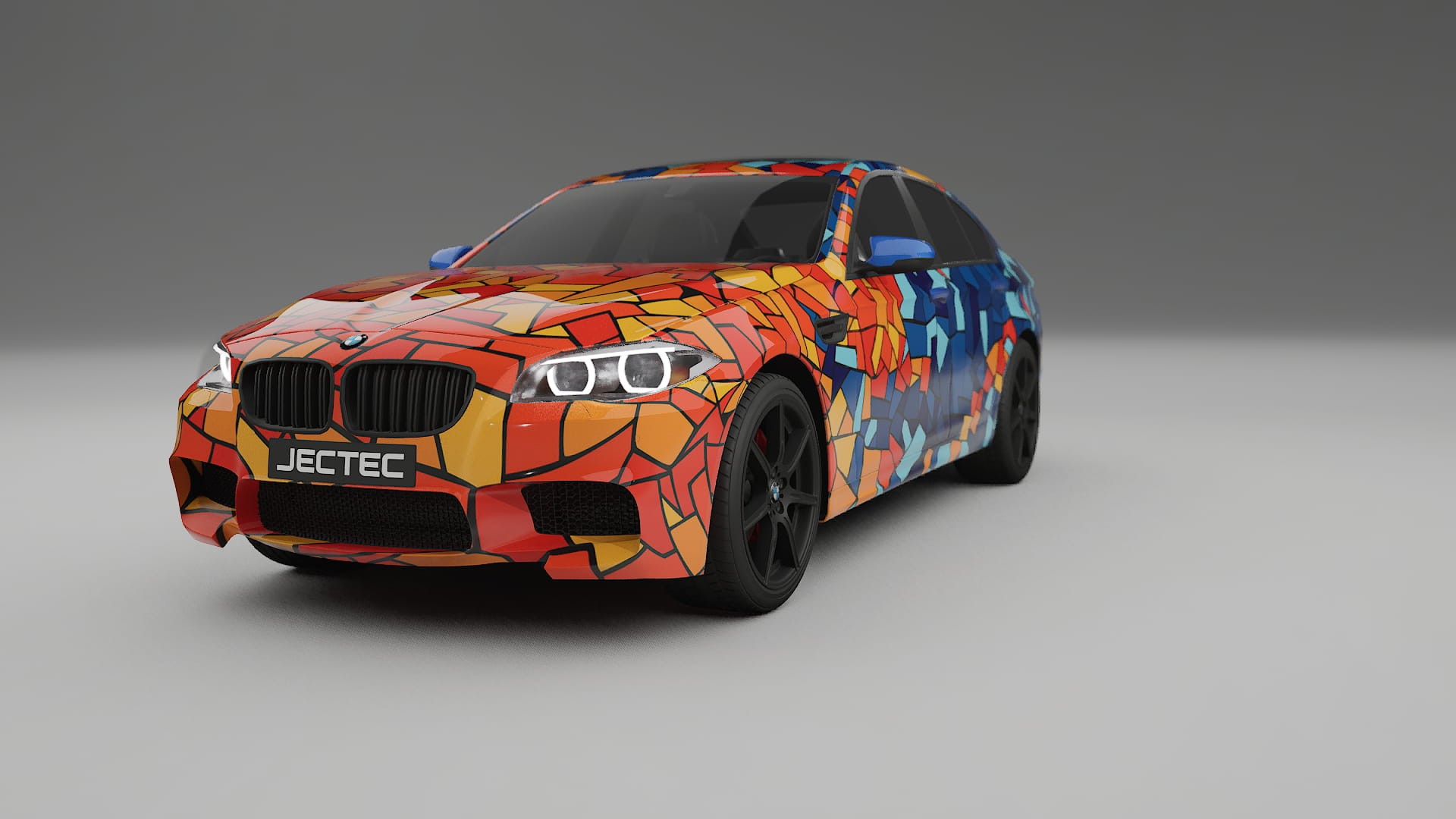 BMW M5 F10 BARCELONA Designed Wrap PPF Kit – Printable Polyurethane Film