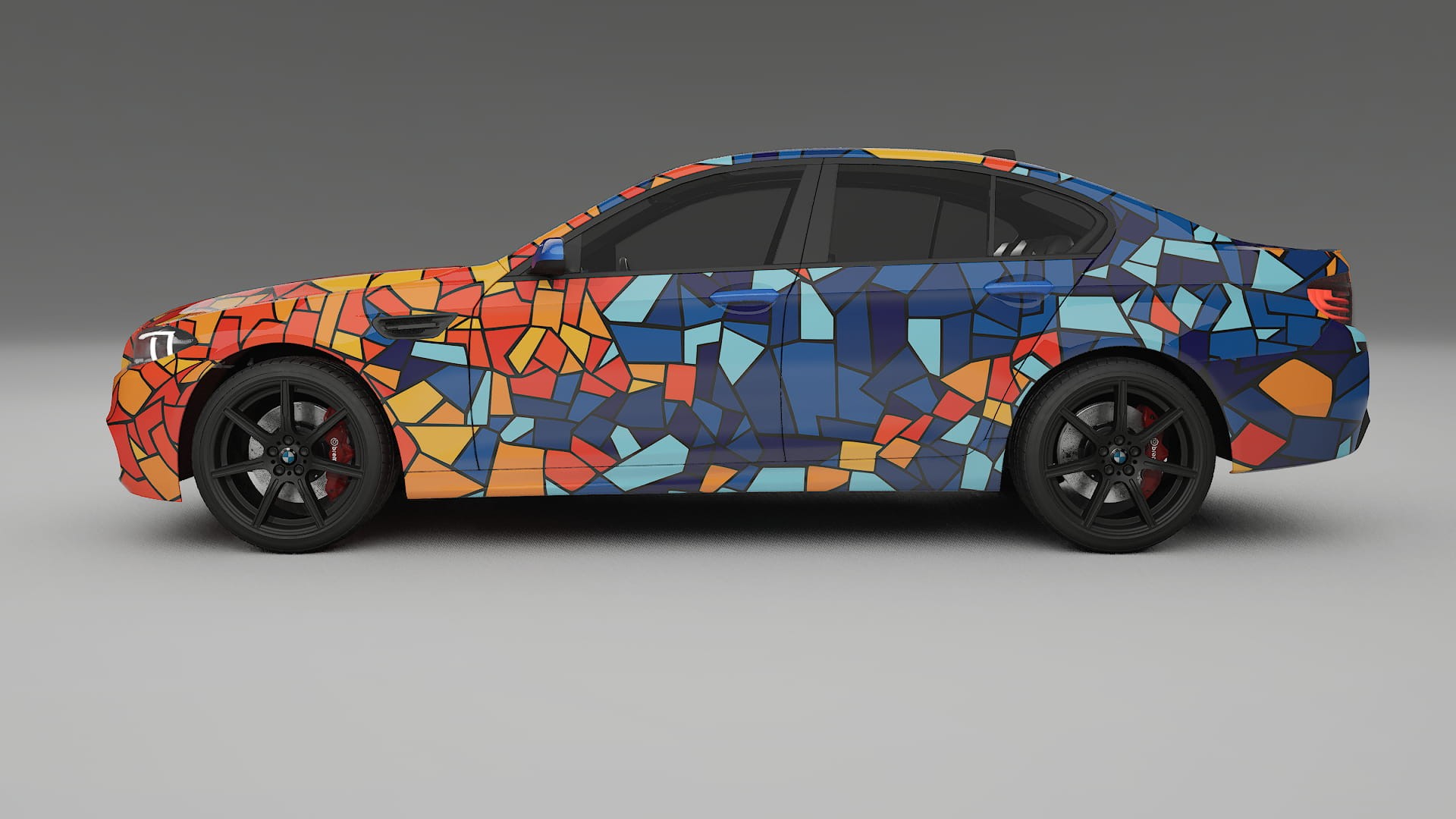 BMW M5 F10 BARCELONA – Kit Wrap PPF Personalizzato in Pellicola Poliuretanica Stampabile