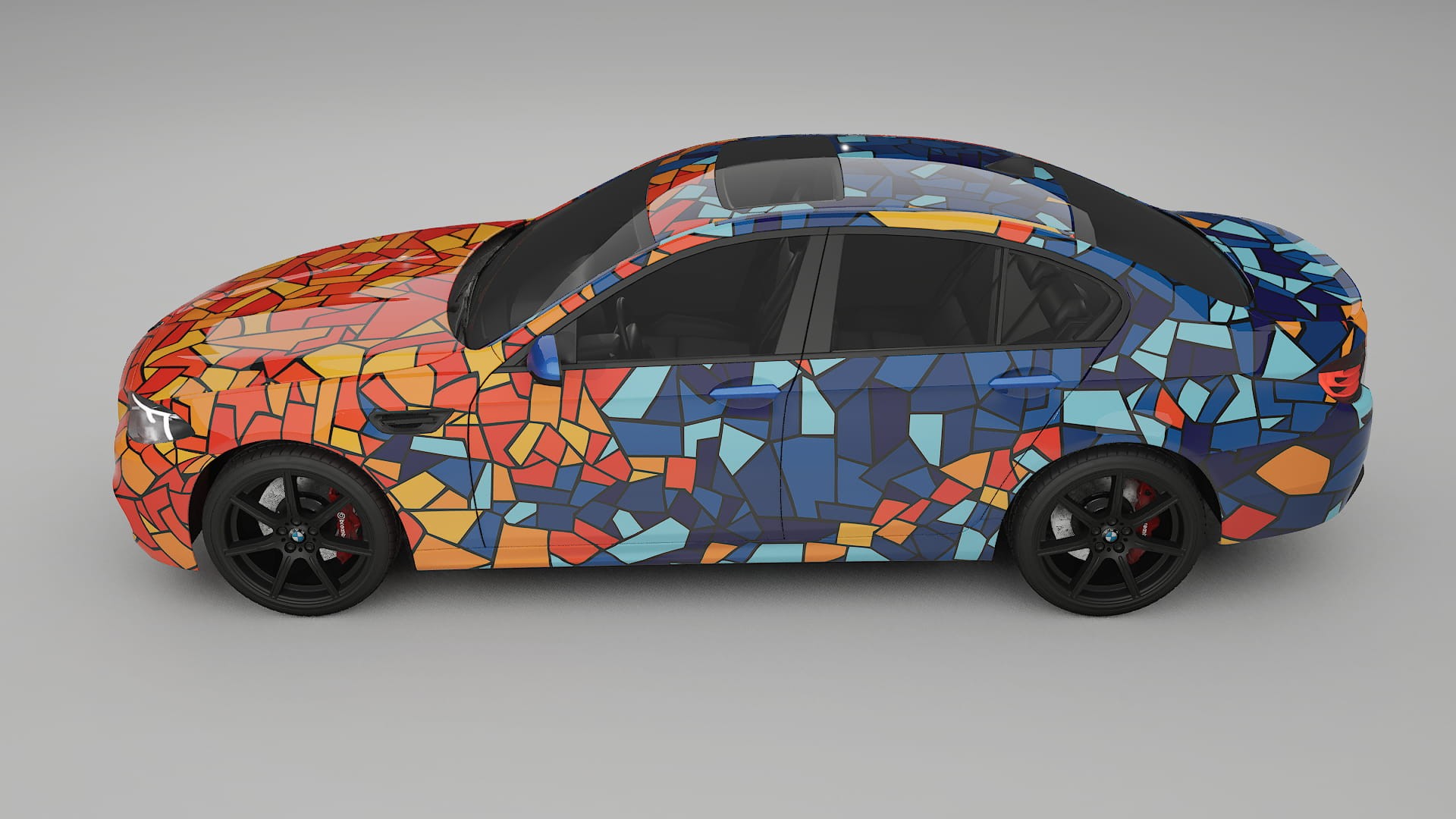 BMW M5 F10 BARCELONA – Kit Wrap PPF Personalizzato in Pellicola Poliuretanica Stampabile