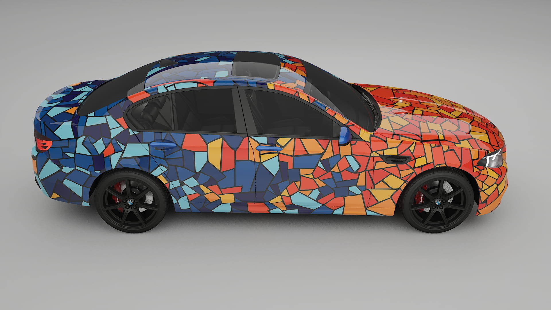 BMW M5 F10 BARCELONA – Kit Wrap PPF Personalizzato in Pellicola Poliuretanica Stampabile