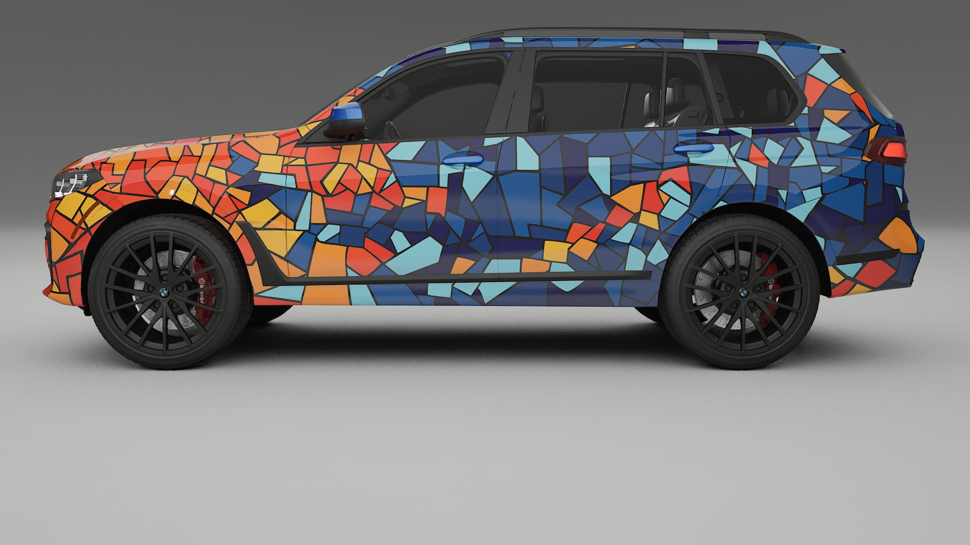 BMW X7 M G07 BARCELONA – Kit Wrap PPF Personalizzato in Pellicola Poliuretanica Stampabile