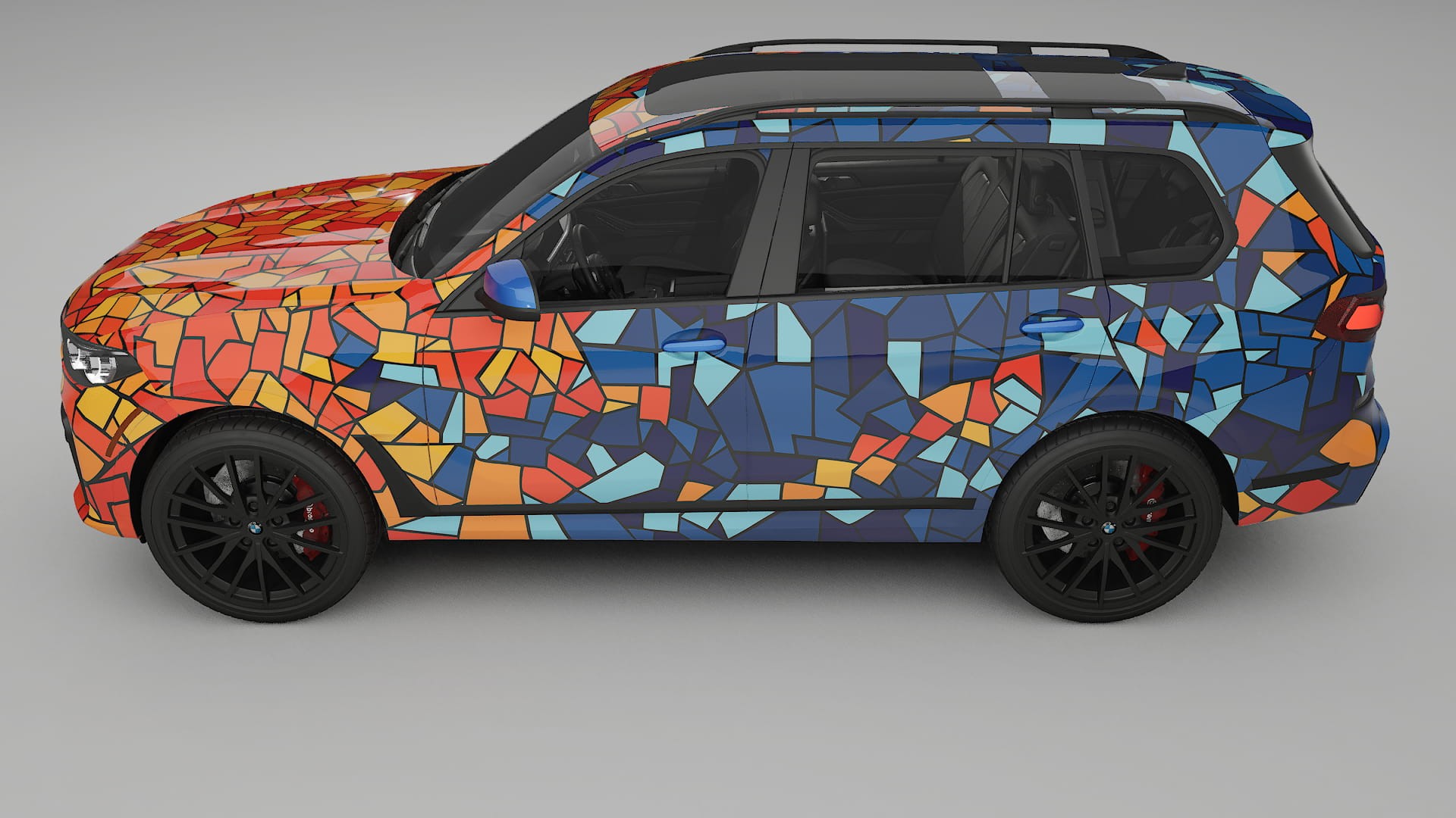 BMW X7 M G07 BARCELONA – Kit Wrap PPF Personalizzato in Pellicola Poliuretanica Stampabile