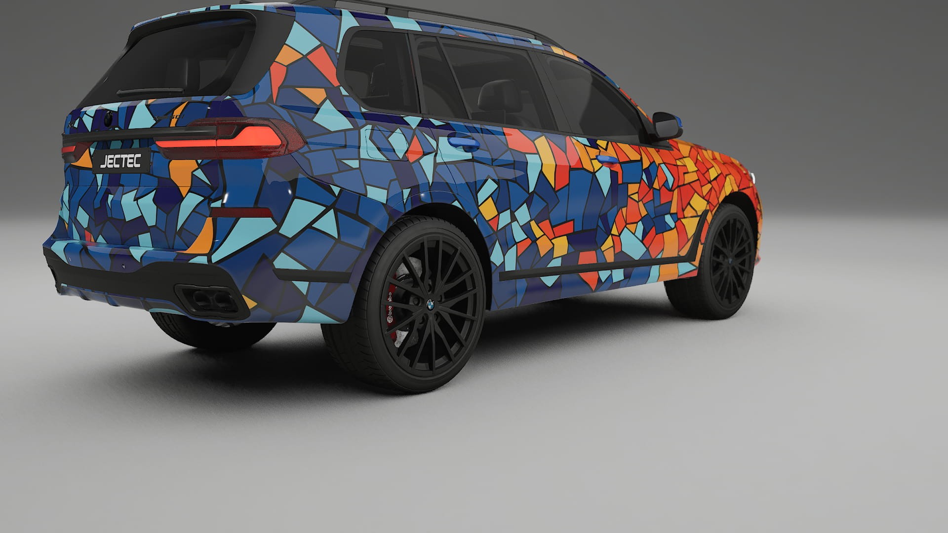 BMW X7 M G07 BARCELONA – Kit Wrap PPF Personalizzato in Pellicola Poliuretanica Stampabile