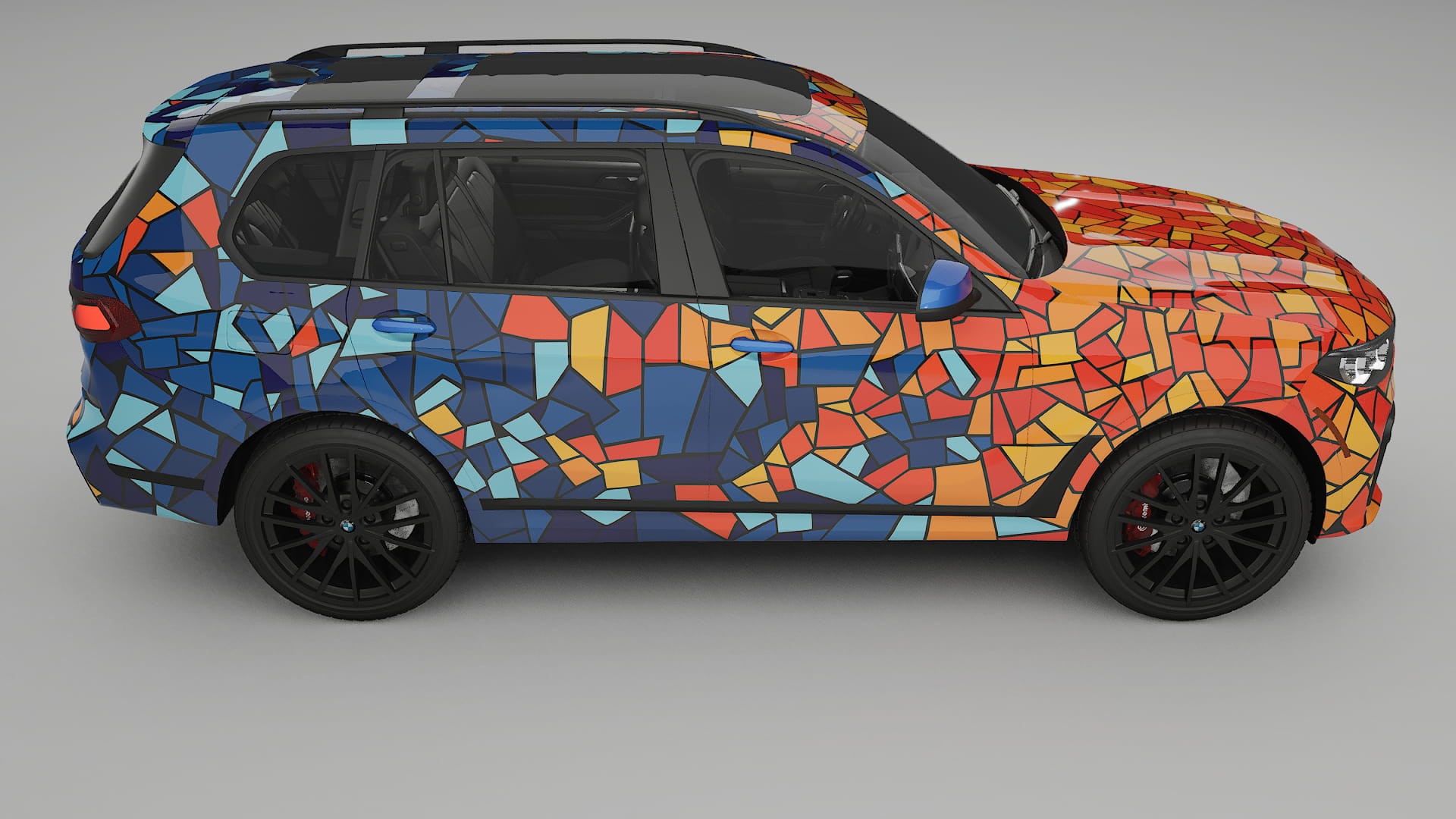 BMW X7 M G07 BARCELONA – Kit Wrap PPF Personalizzato in Pellicola Poliuretanica Stampabile