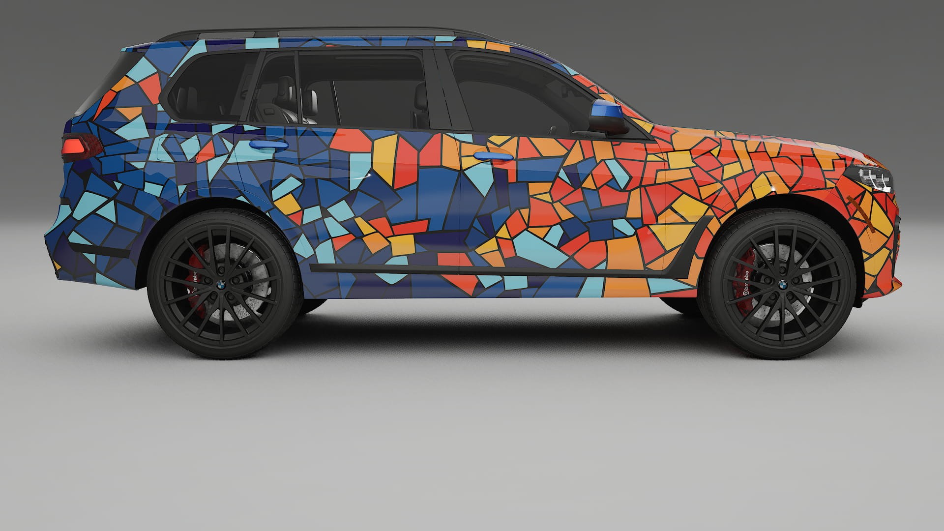 BMW X7 M G07 BARCELONA – Kit Wrap PPF Personalizzato in Pellicola Poliuretanica Stampabile