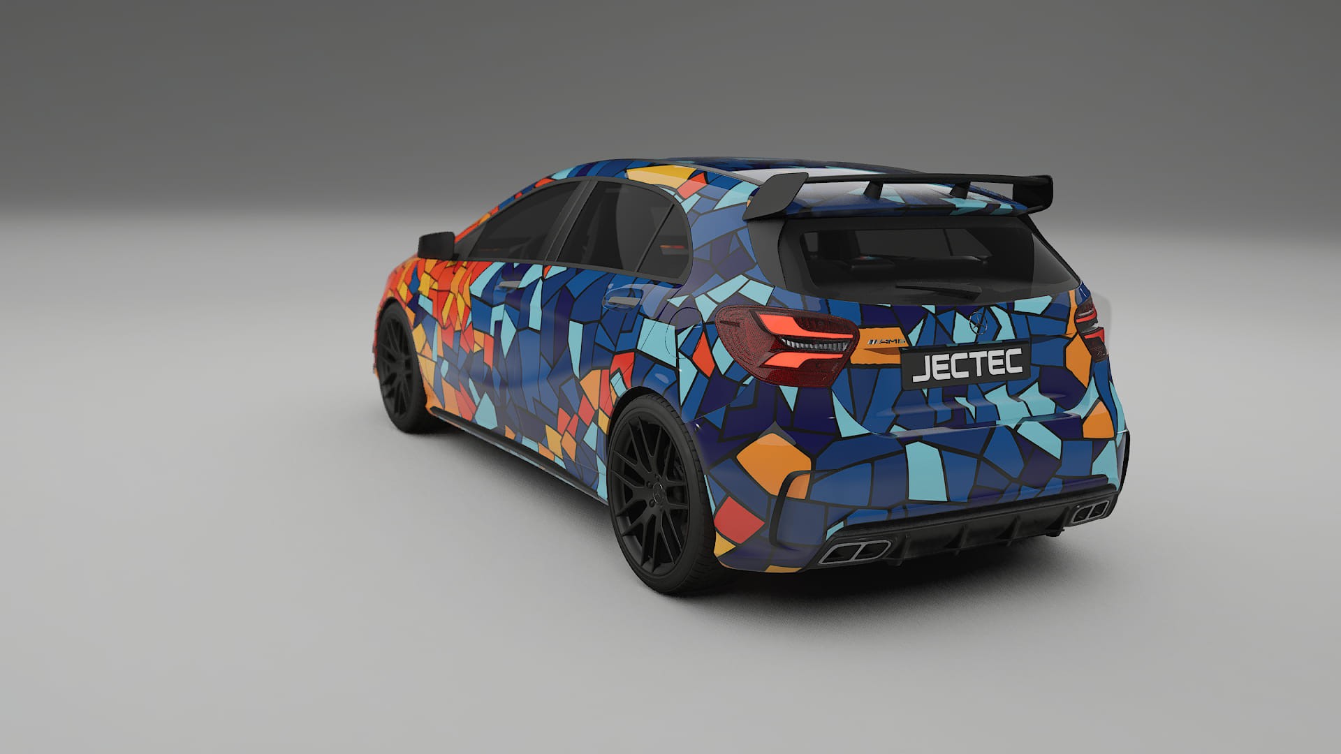 Mercedes A45 AMG W176 BARCELONA – Kit Wrap PPF Personalizzato in Pellicola Poliuretanica Stampabile