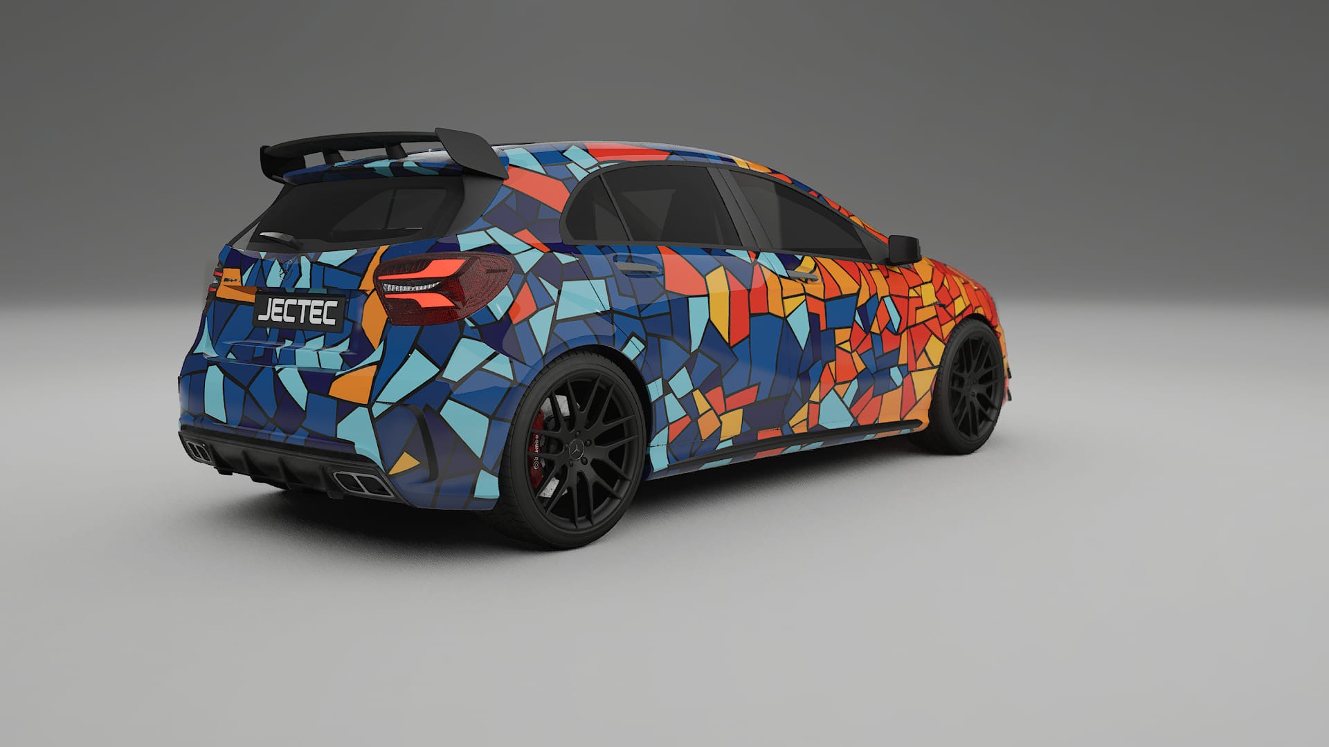 Mercedes A45 AMG W176 BARCELONA – Kit Wrap PPF Personalizzato in Pellicola Poliuretanica Stampabile