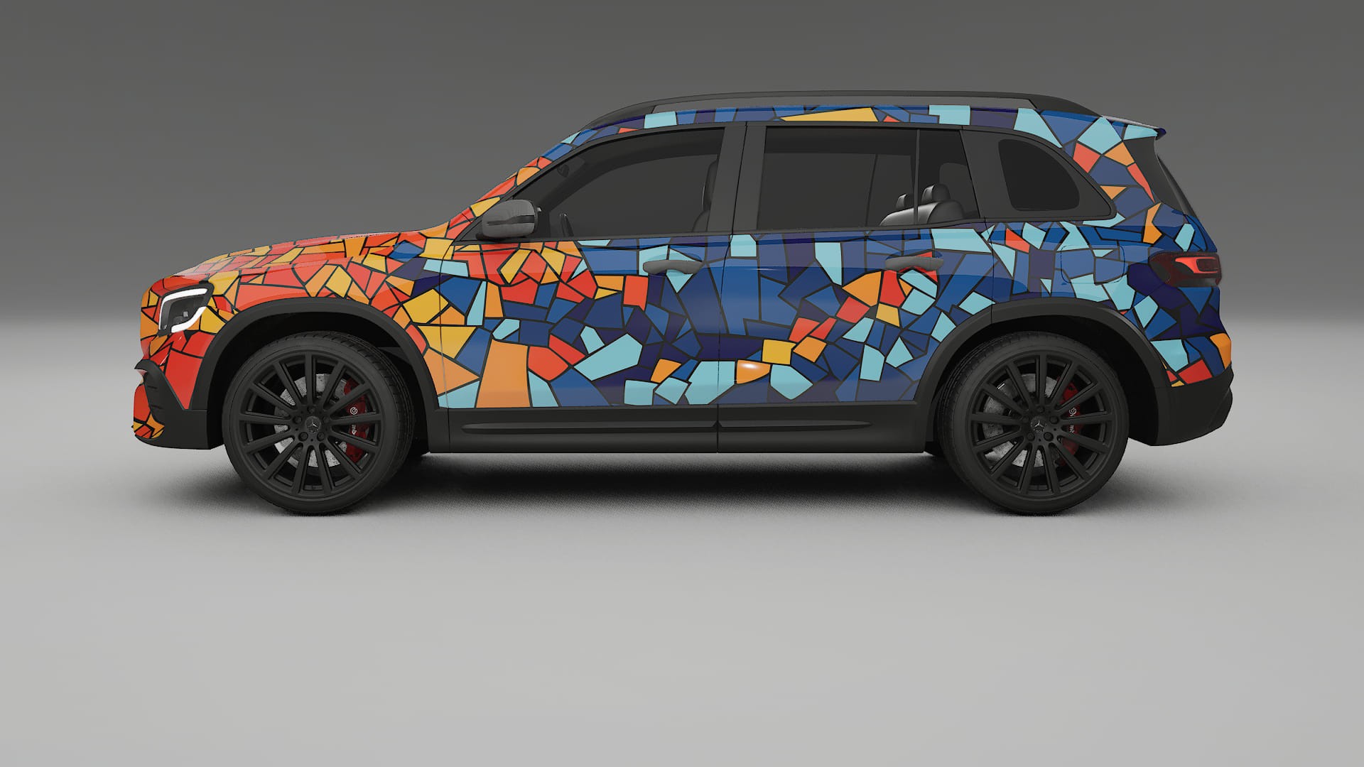 Mercedes AMG GLB BARCELONA – Kit Wrap PPF Personalizzato in Pellicola Poliuretanica Stampabile