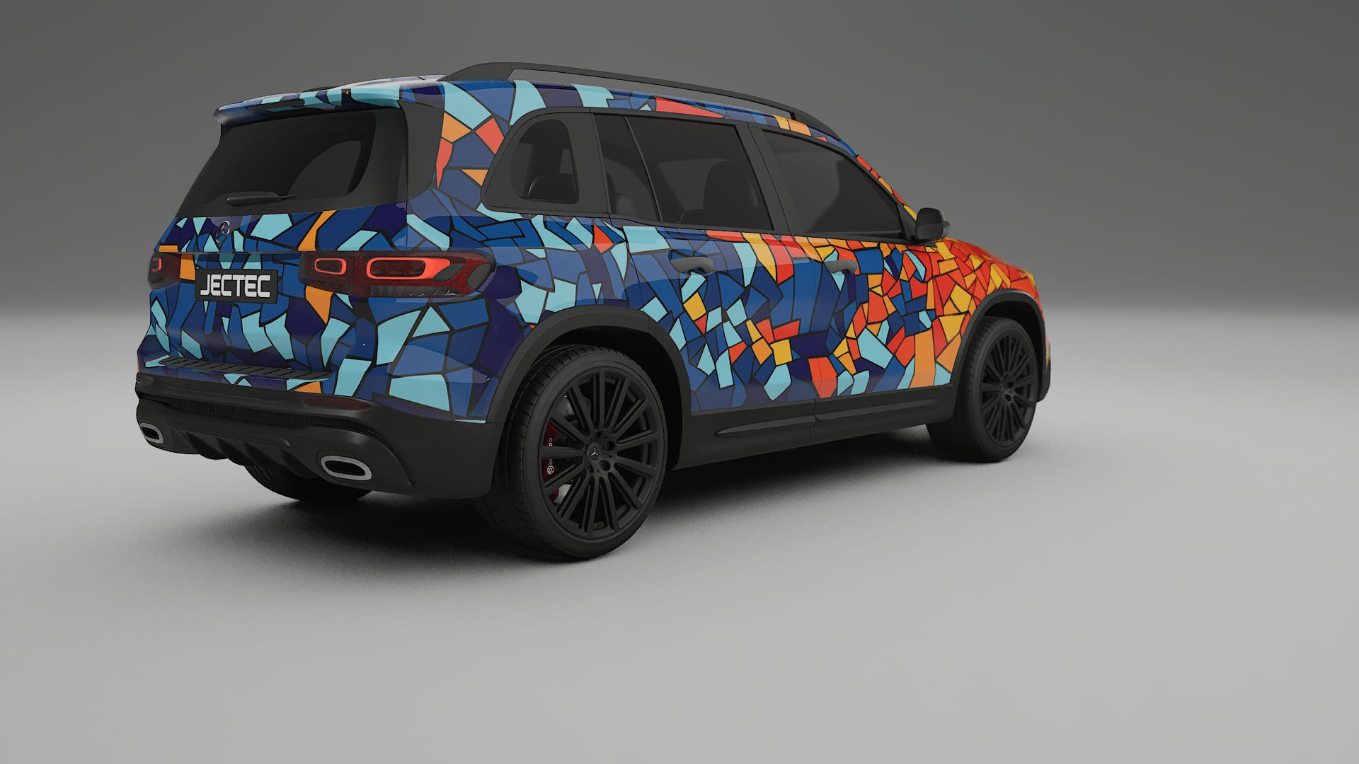 Mercedes AMG GLB BARCELONA – Kit Wrap PPF Personalizzato in Pellicola Poliuretanica Stampabile