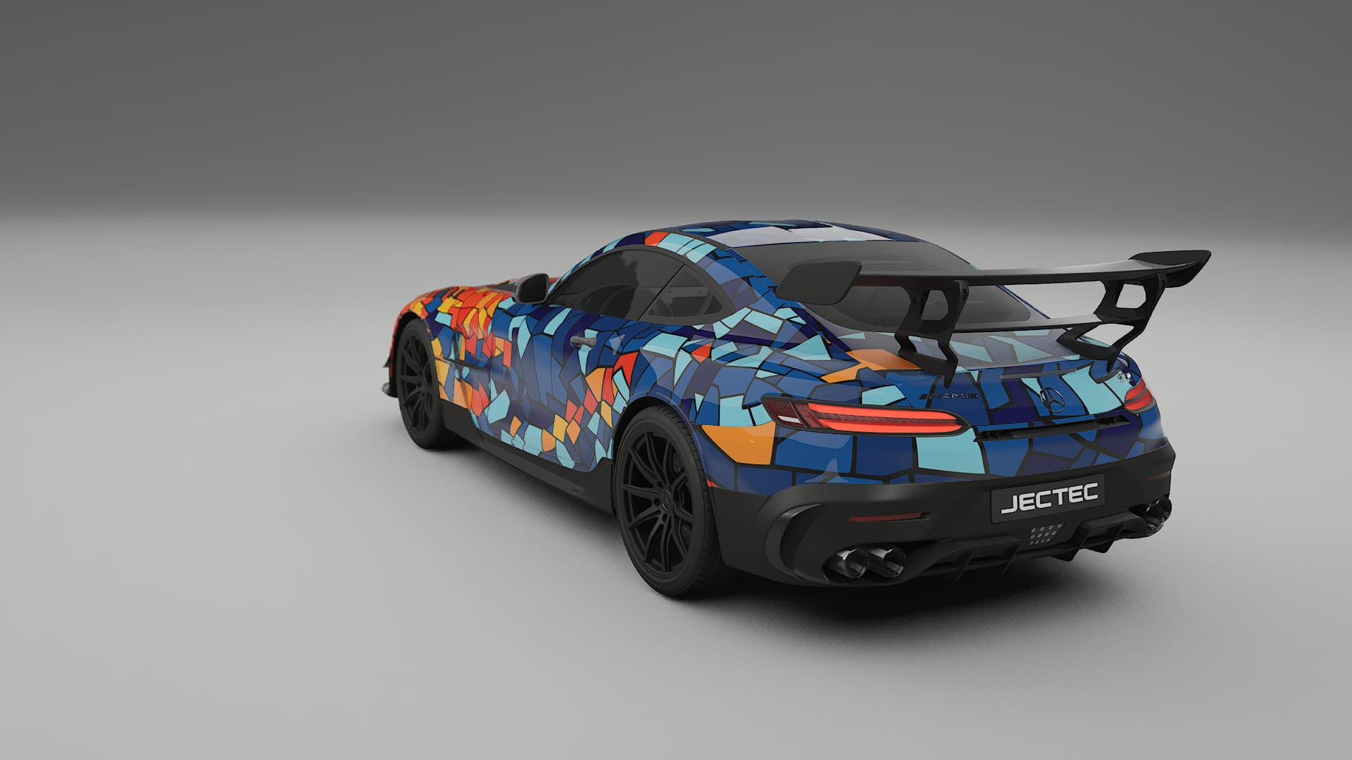 Mercedes AMG GT Black Series C192 Coupe BARCELONA – Kit Wrap PPF Personalizzato in Pellicola Poliuretanica Stampabile