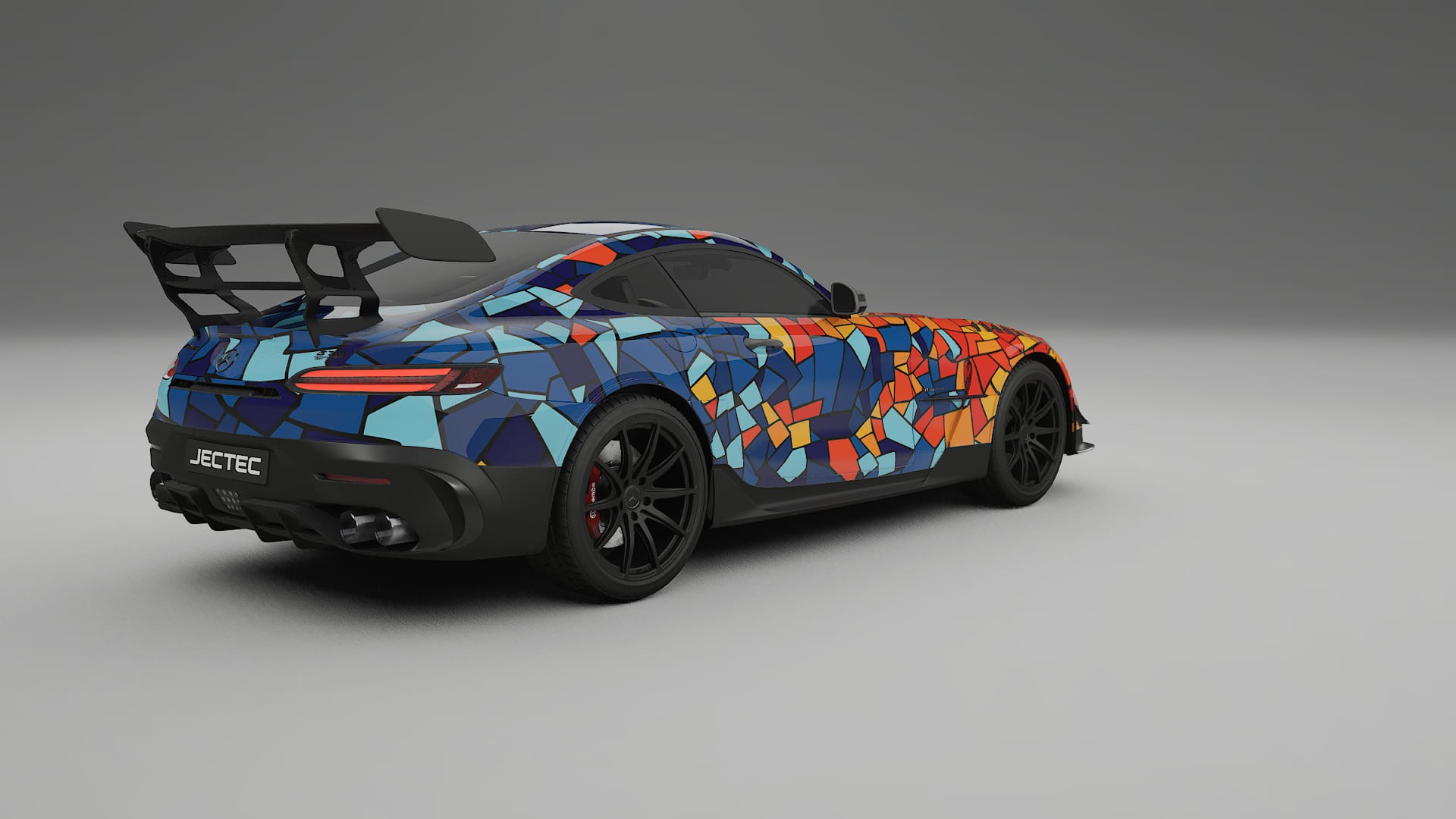 Mercedes AMG GT Black Series C192 Coupe BARCELONA – Kit Wrap PPF Personalizzato in Pellicola Poliuretanica Stampabile