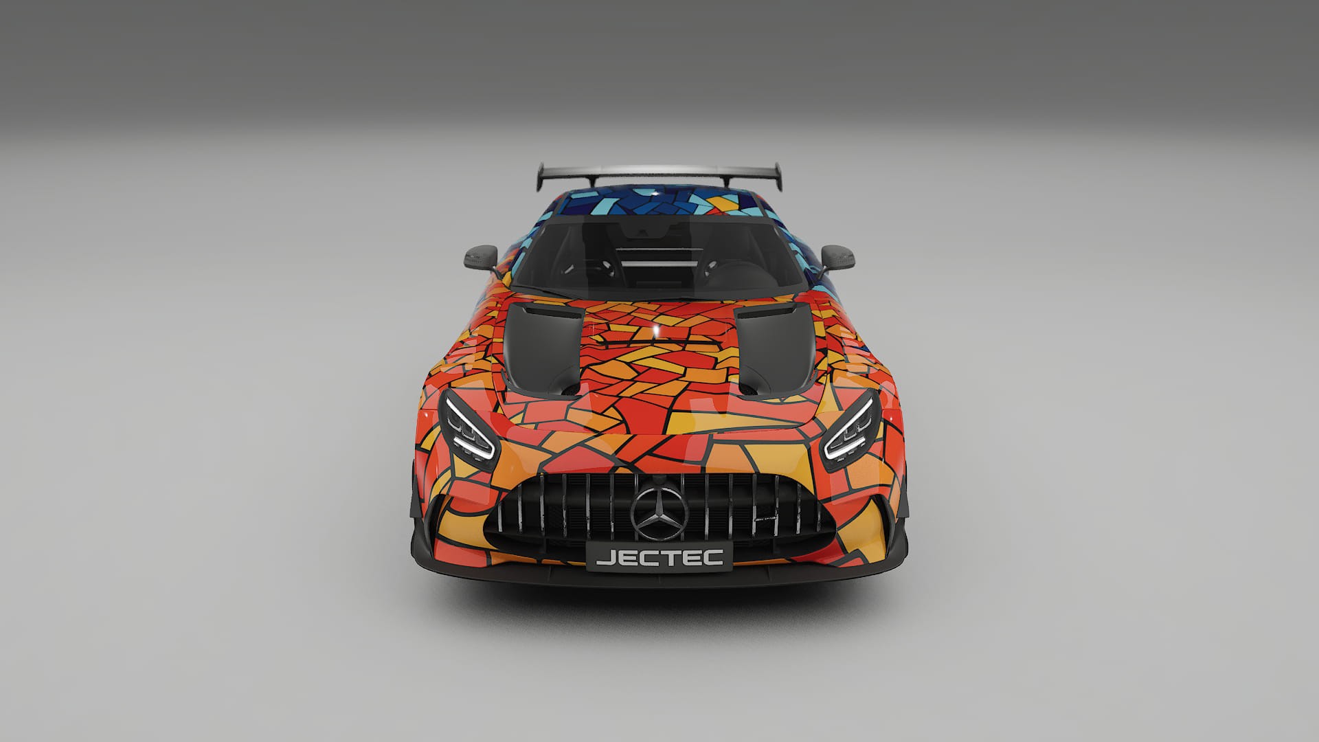 Mercedes AMG GT Black Series C192 Coupe BARCELONA – Kit Wrap PPF Personalizzato in Pellicola Poliuretanica Stampabile