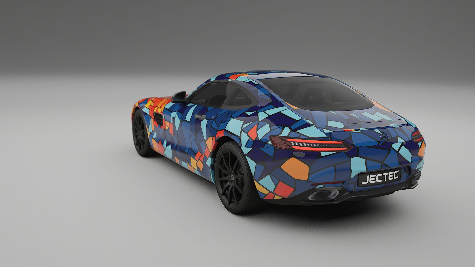 Mercedes AMG GT C190 Coupe BARCELONA – Kit Wrap PPF Personalizzato in Pellicola Poliuretanica Stampabile