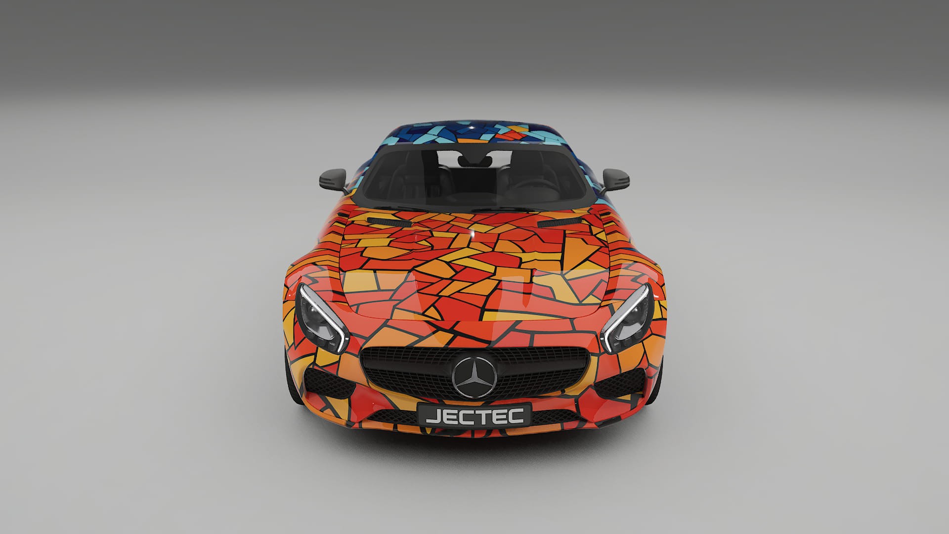 Mercedes AMG GT C190 Coupe BARCELONA – Kit Wrap PPF Personalizzato in Pellicola Poliuretanica Stampabile