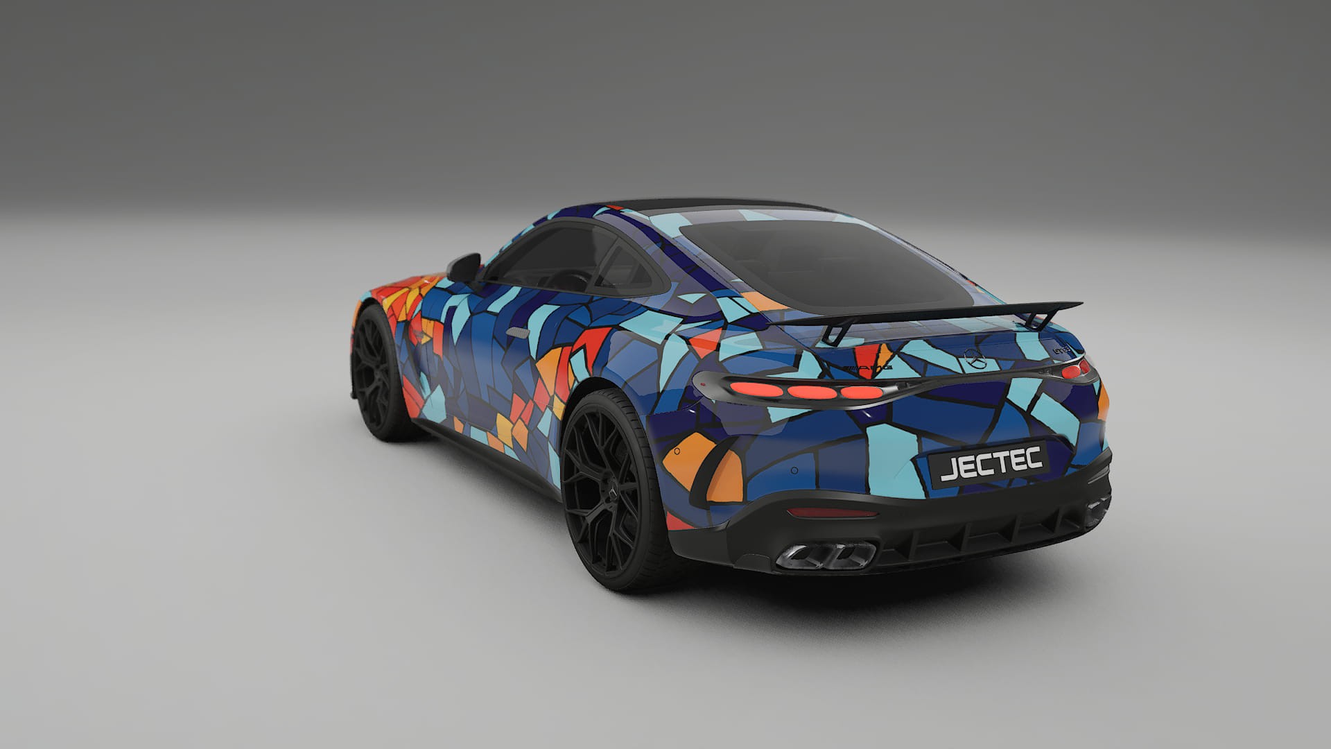 Mercedes AMG GT Coupe C192 BARCELONA – Kit Wrap PPF Personalizzato in Pellicola Poliuretanica Stampabile