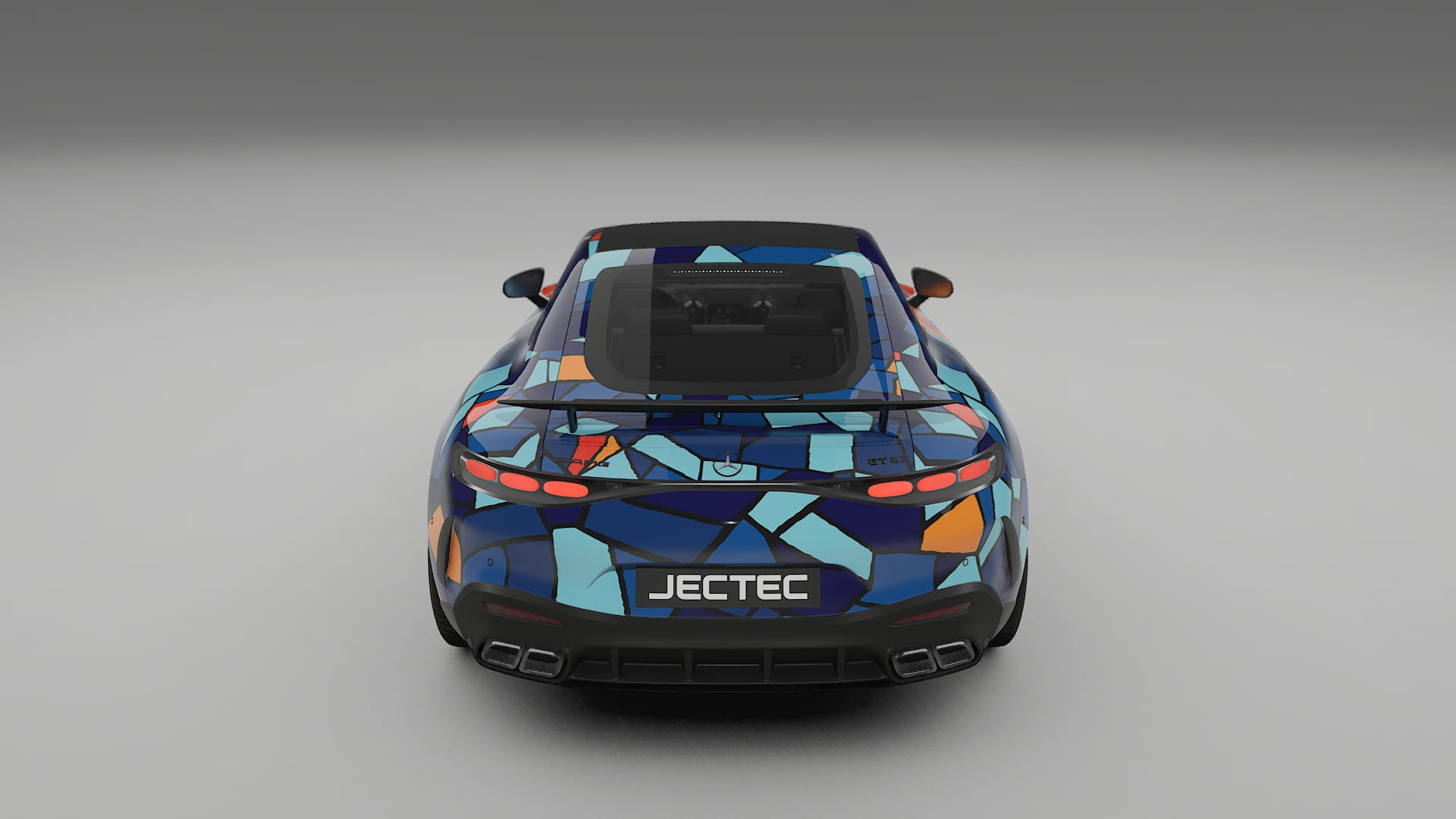 Mercedes AMG GT Coupe C192 BARCELONA – Kit Wrap PPF Personalizzato in Pellicola Poliuretanica Stampabile