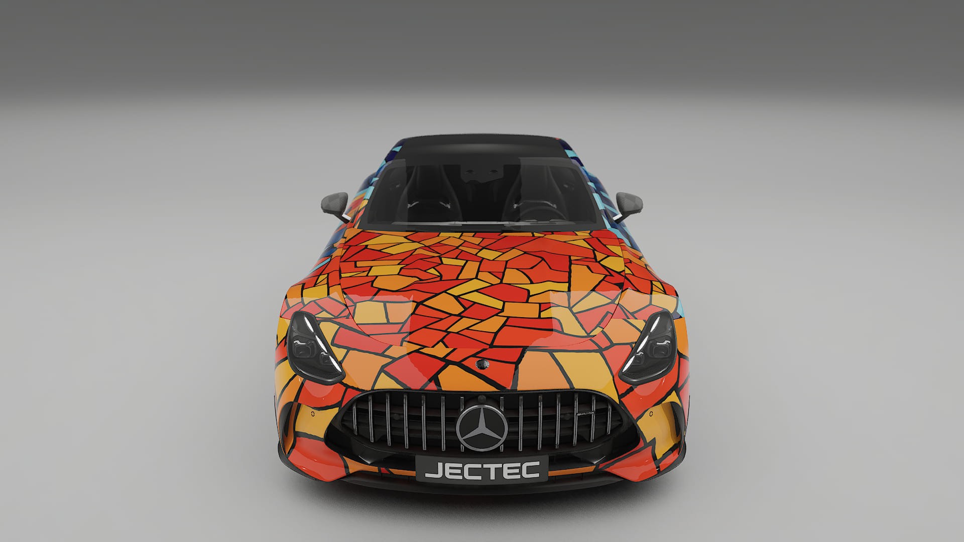 Mercedes AMG GT Coupe C192 BARCELONA – Kit Wrap PPF Personalizzato in Pellicola Poliuretanica Stampabile