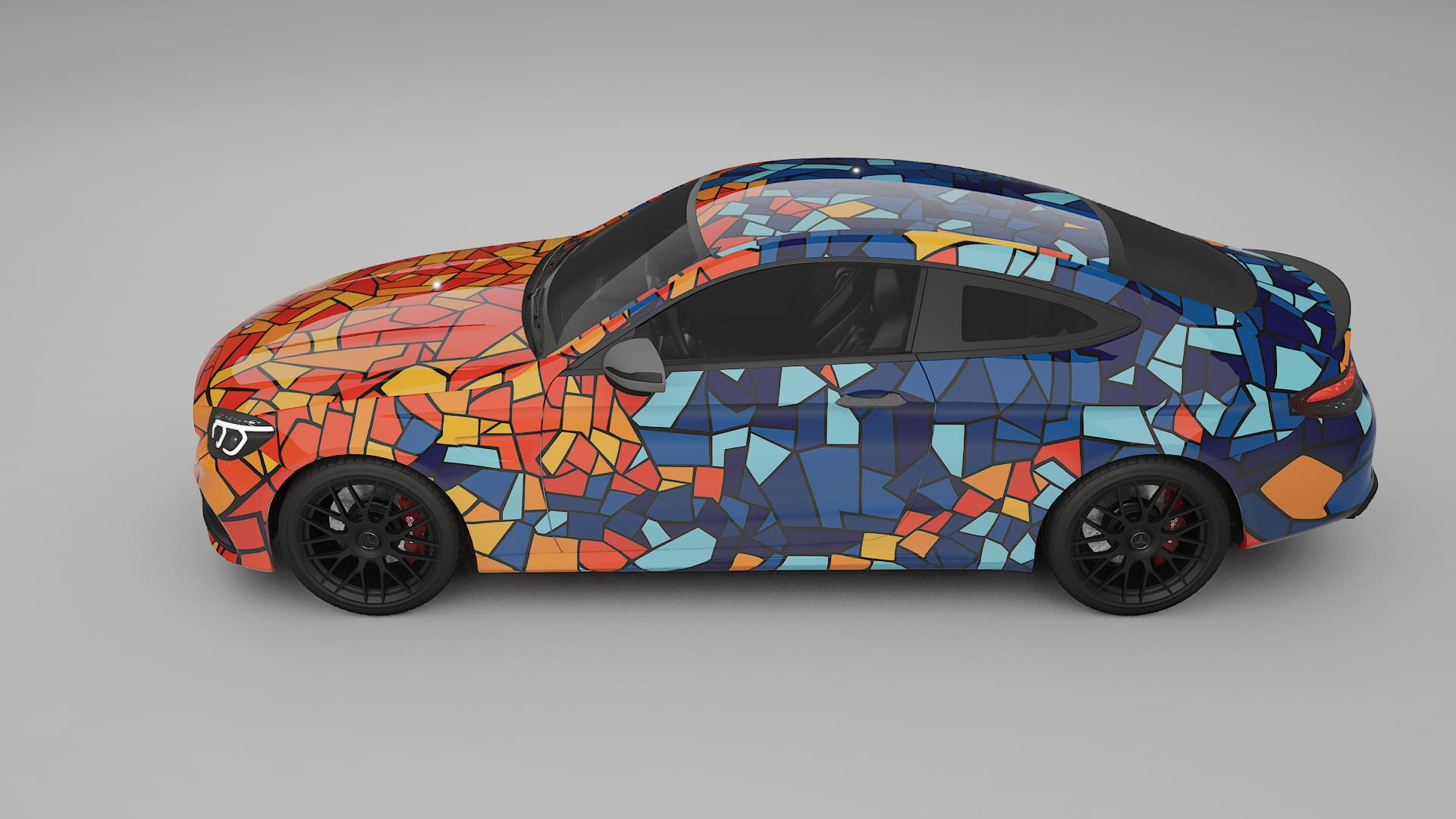 Mercedes C63 AMG W205 Coupe BARCELONA – Kit Wrap PPF Personalizzato in Pellicola Poliuretanica Stampabile