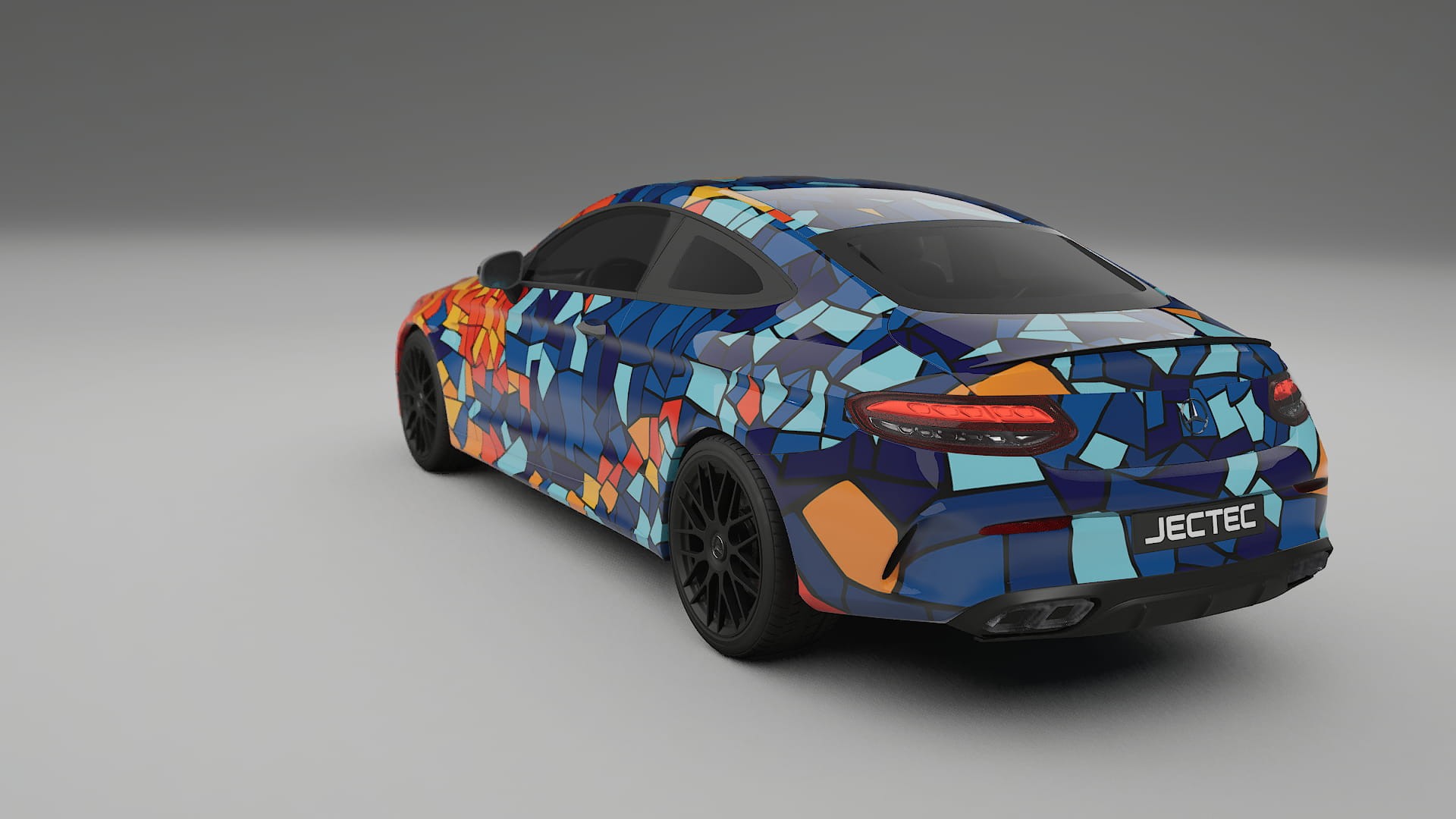 Mercedes C63 AMG W205 Coupe BARCELONA – Kit Wrap PPF Personalizzato in Pellicola Poliuretanica Stampabile