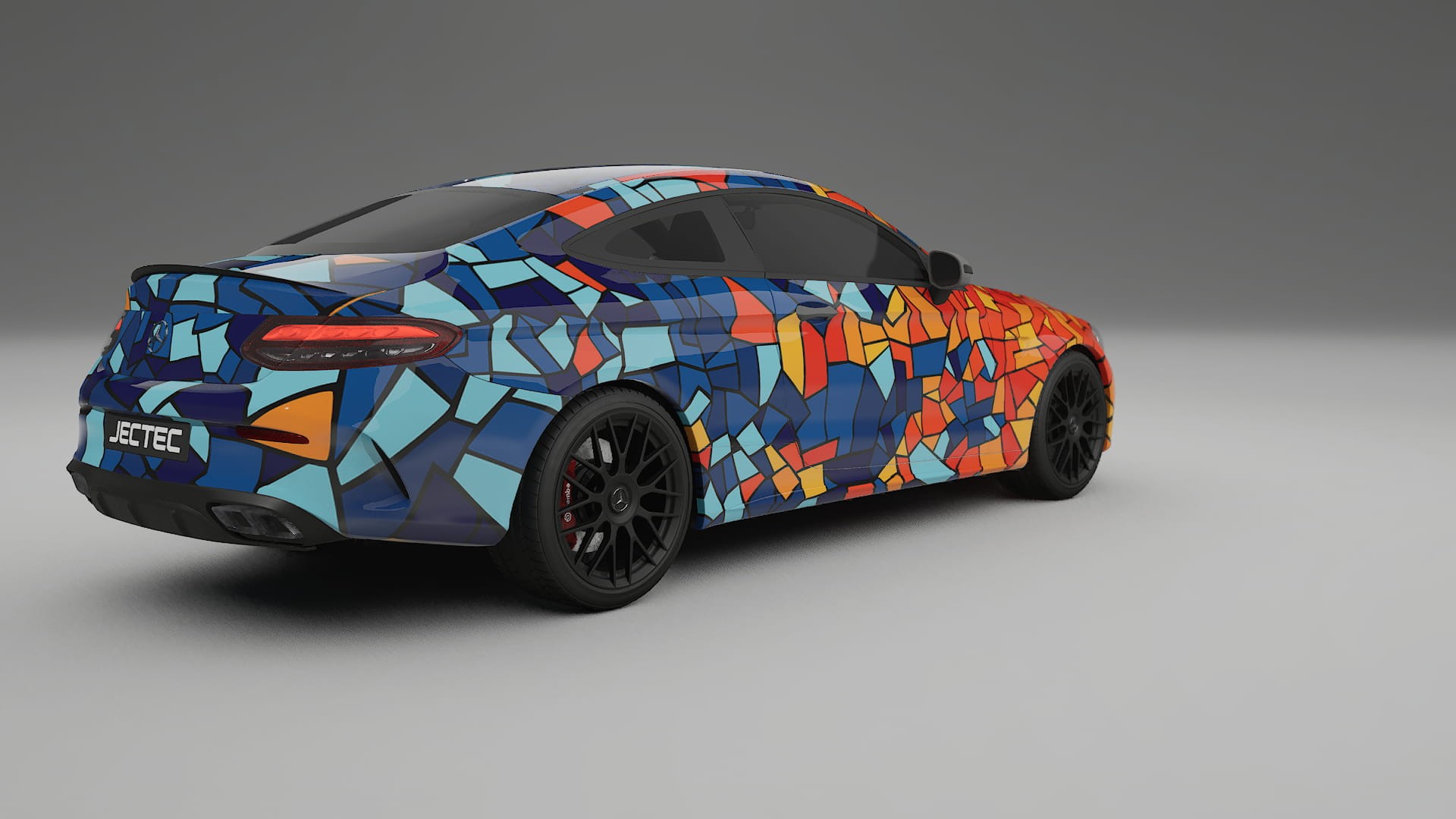 Mercedes C63 AMG W205 Coupe BARCELONA – Kit Wrap PPF Personalizzato in Pellicola Poliuretanica Stampabile