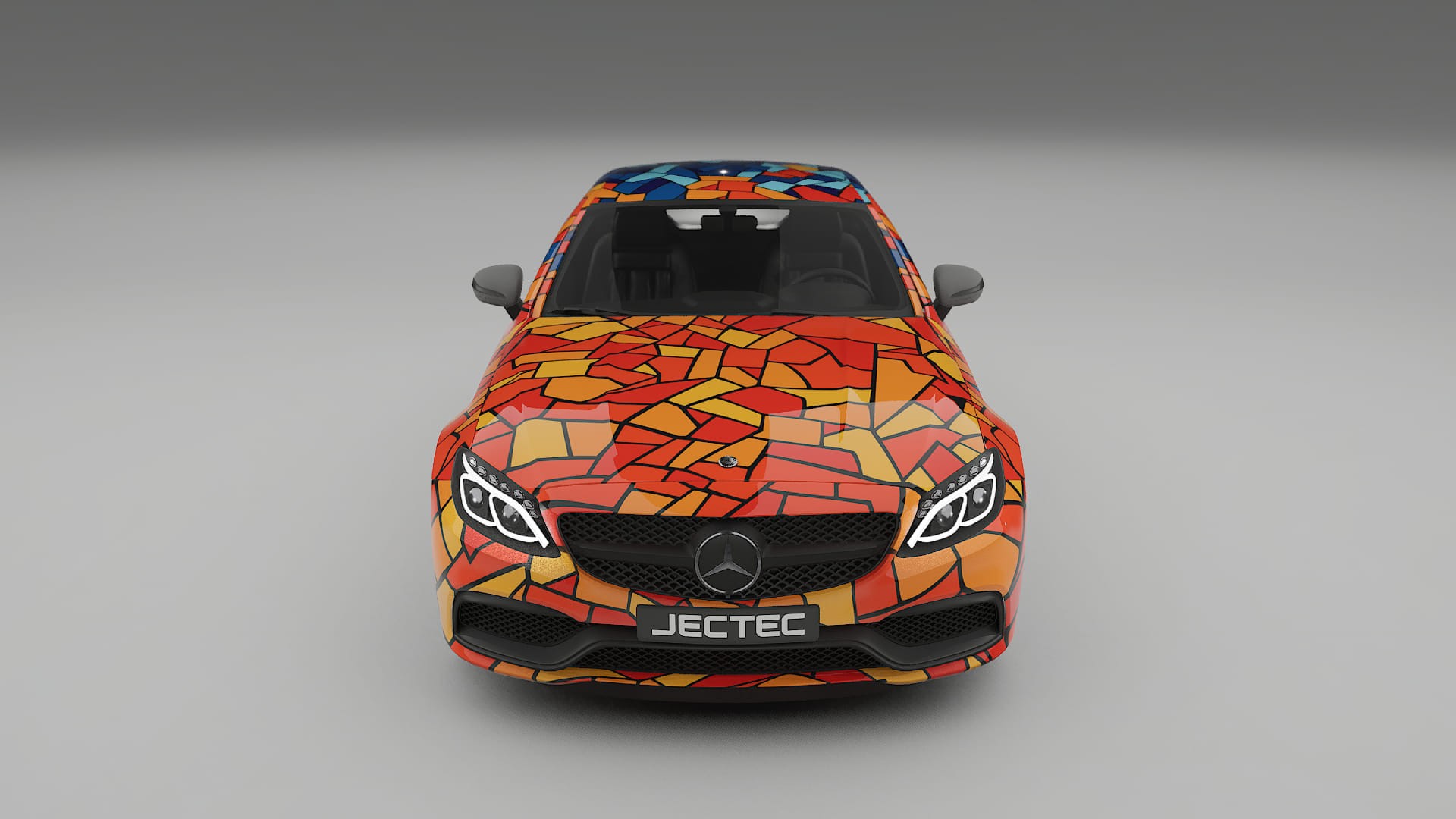 Mercedes C63 AMG W205 Coupe BARCELONA – Kit Wrap PPF Personalizzato in Pellicola Poliuretanica Stampabile