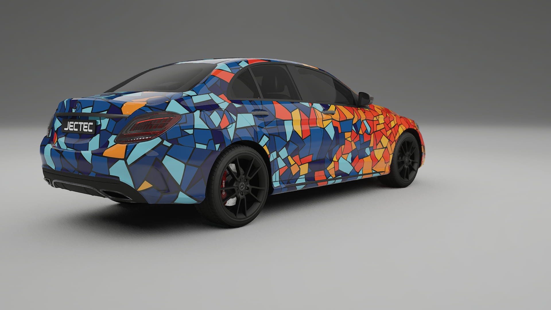 Mercedes C-class W205 AMG sedan BARCELONA – Kit Wrap PPF Personalizzato in Pellicola Poliuretanica Stampabile