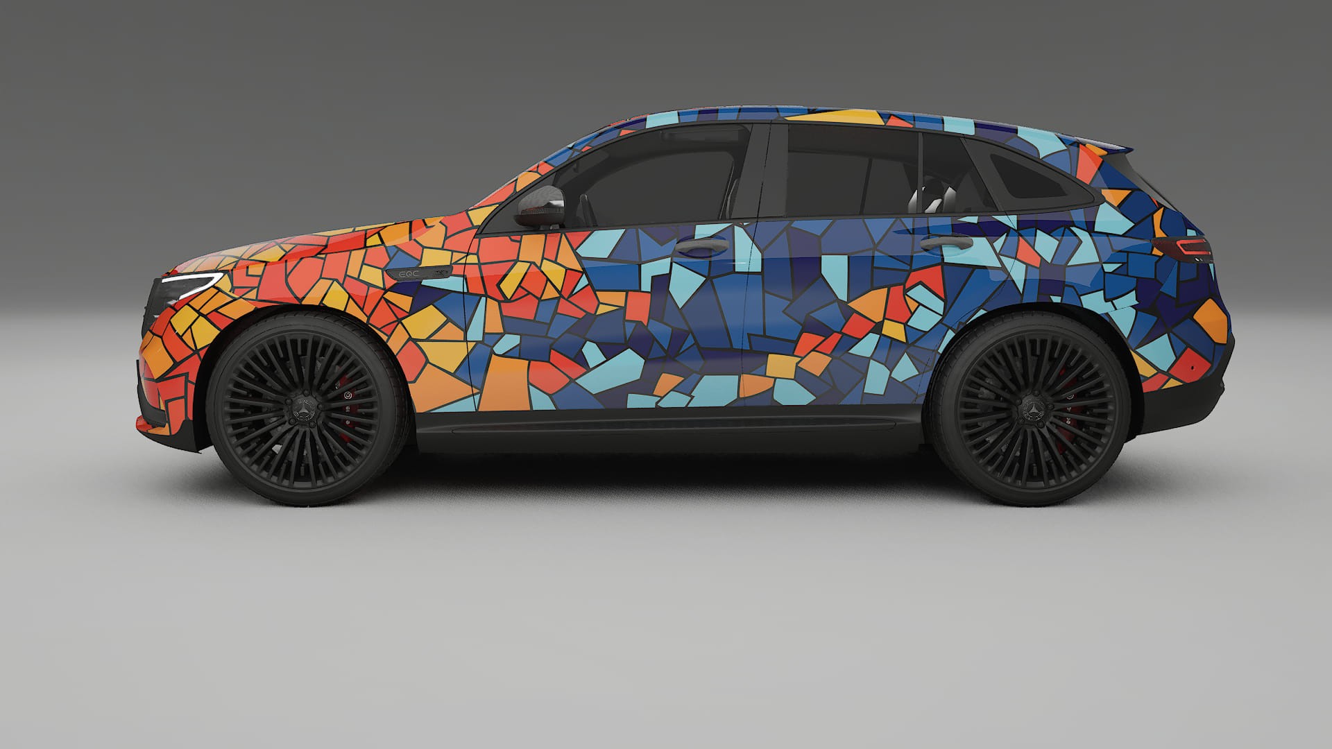 Mercedes EQC AMG BARCELONA – Kit Wrap PPF Personalizzato in Pellicola Poliuretanica Stampabile