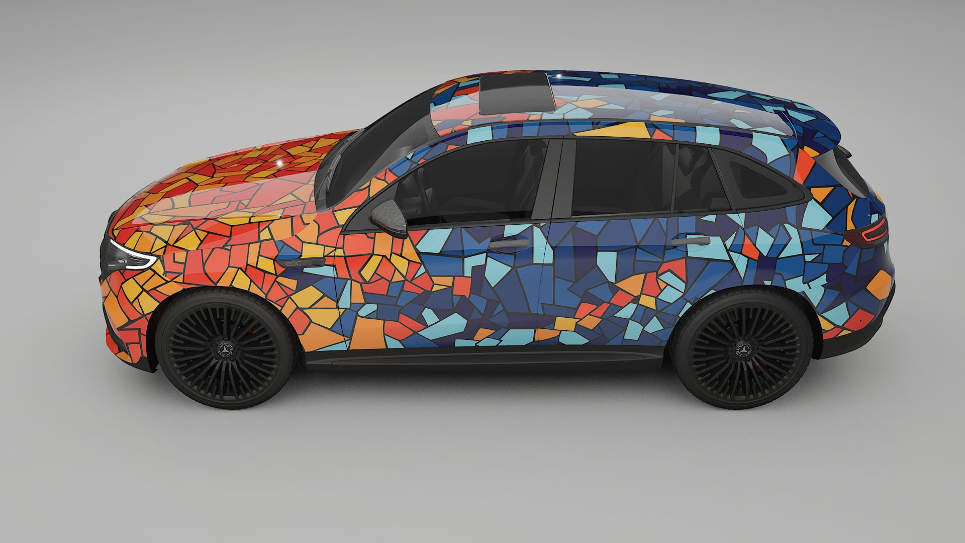 Mercedes EQC AMG BARCELONA – Kit Wrap PPF Personalizzato in Pellicola Poliuretanica Stampabile