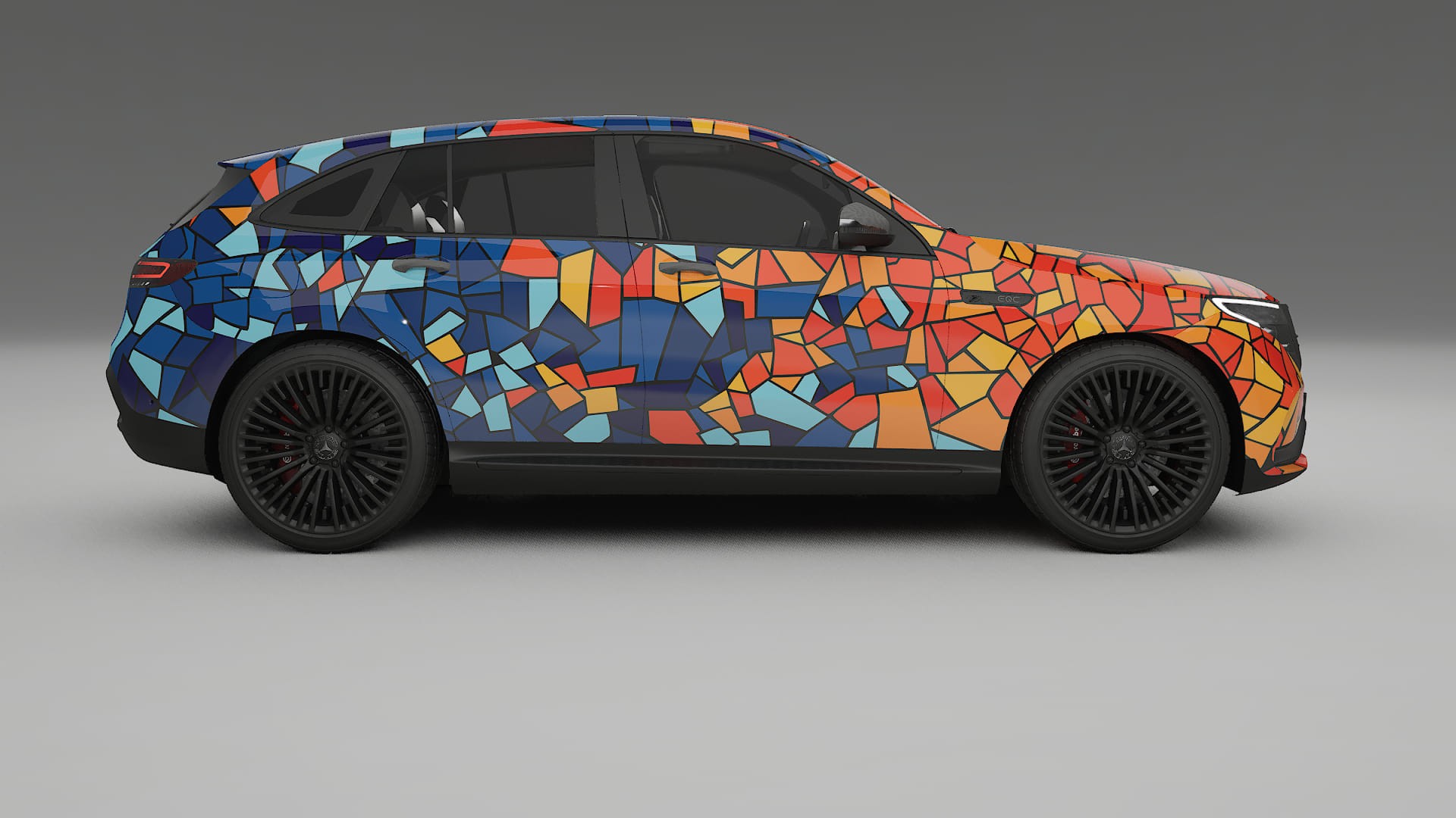 Mercedes EQC AMG BARCELONA – Kit Wrap PPF Personalizzato in Pellicola Poliuretanica Stampabile