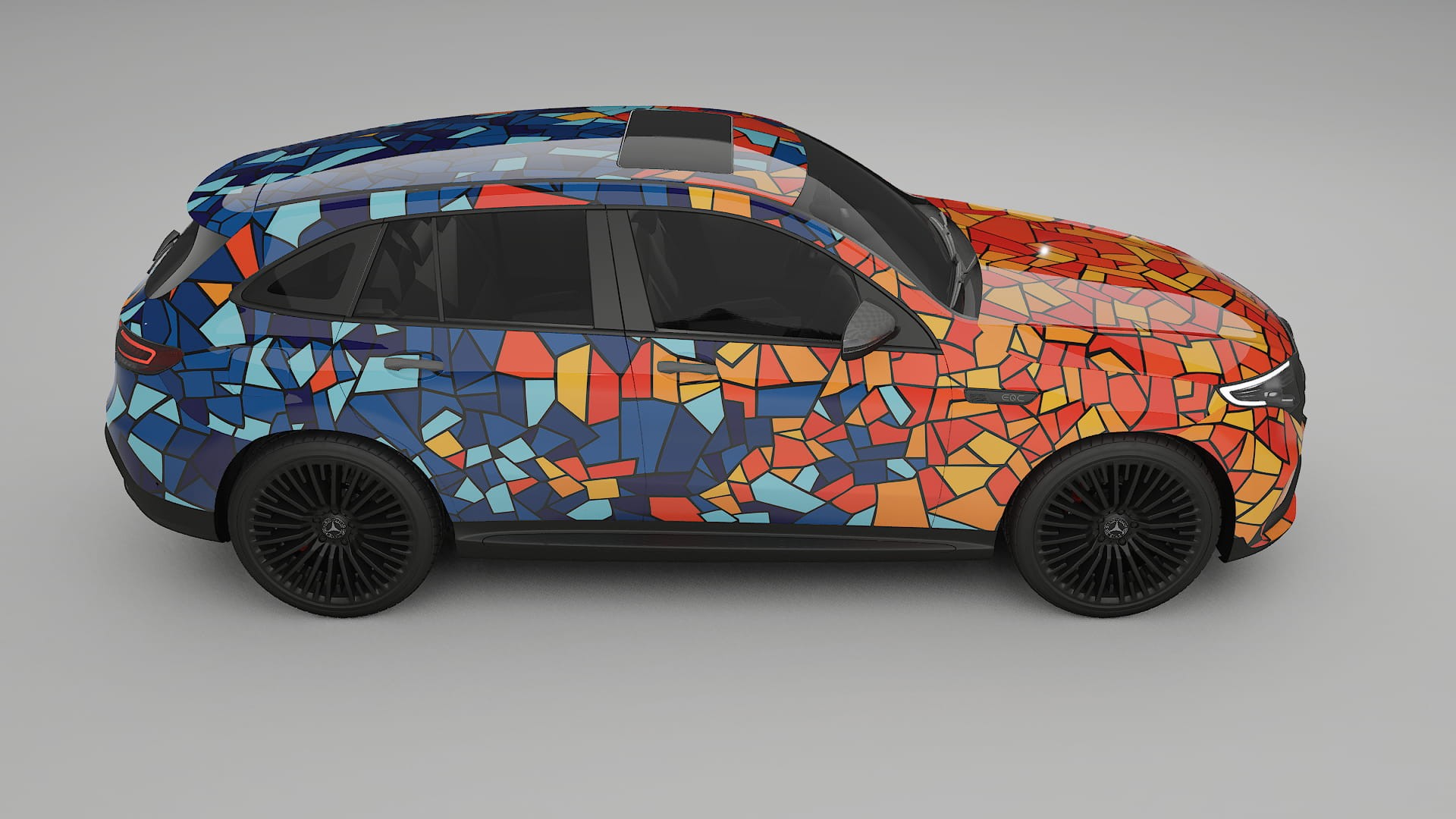 Mercedes EQC AMG BARCELONA – Kit Wrap PPF Personalizzato in Pellicola Poliuretanica Stampabile