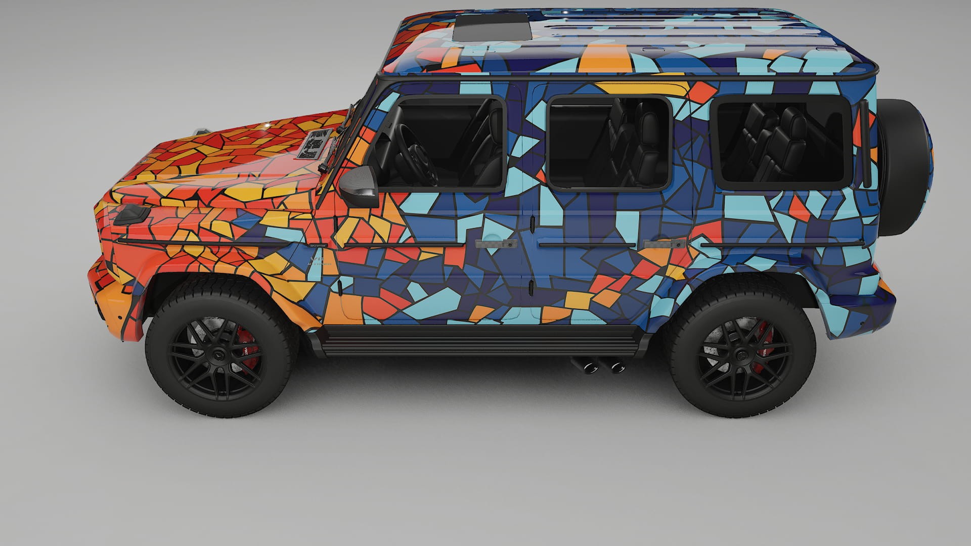 Mercedes G63 AMG W463A BARCELONA – Kit Wrap PPF Personalizzato in Pellicola Poliuretanica Stampabile