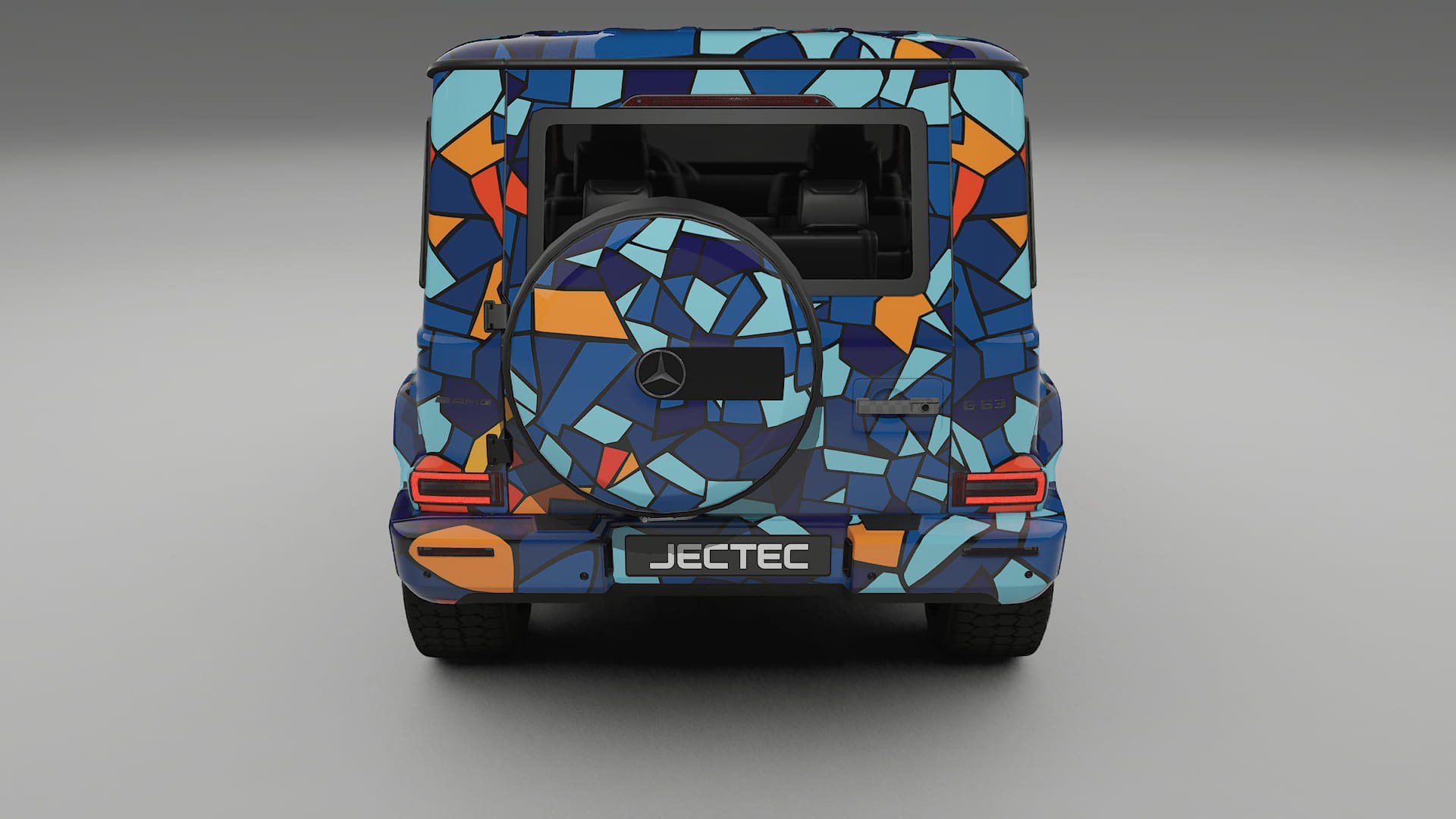 Mercedes G63 AMG W463A BARCELONA Designed Wrap PPF Kit – Printable Polyurethane Film
