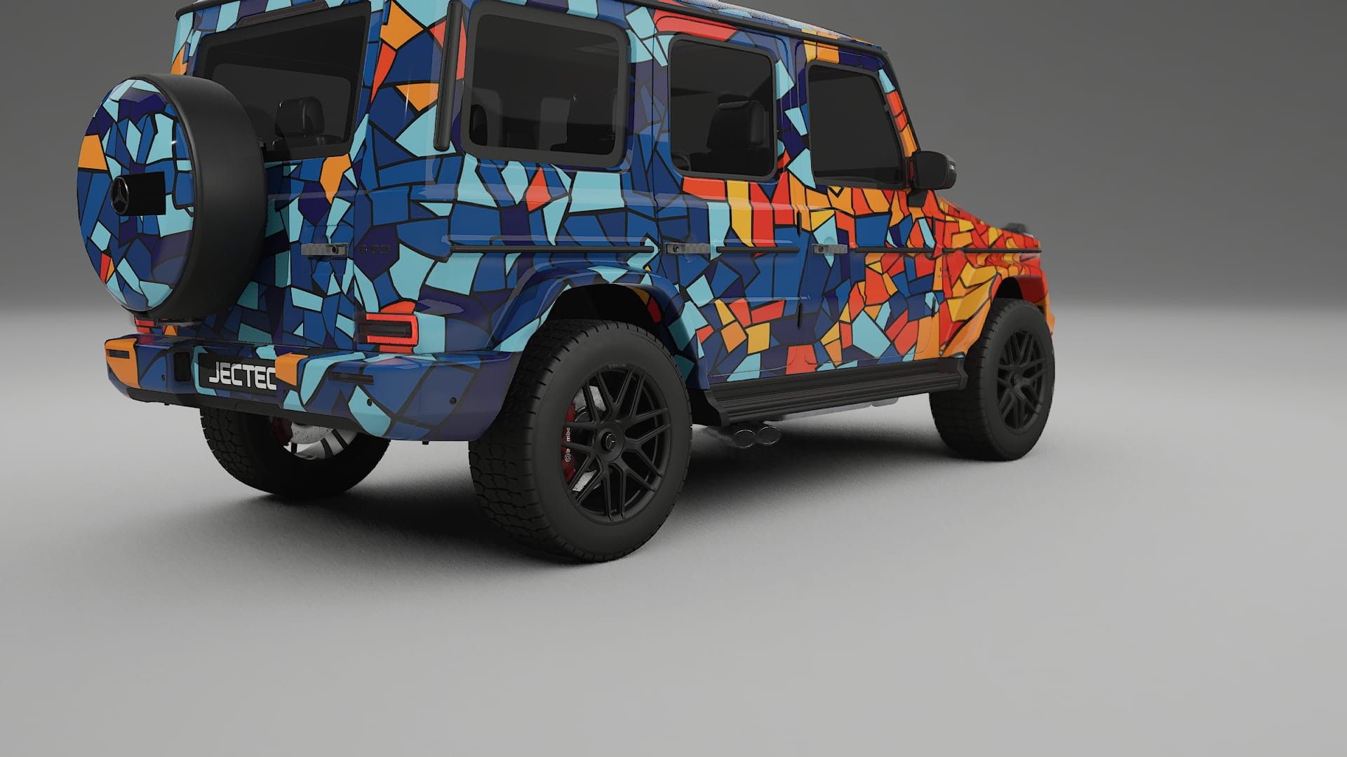 Mercedes G63 AMG W463A BARCELONA – Kit Wrap PPF Personalizzato in Pellicola Poliuretanica Stampabile