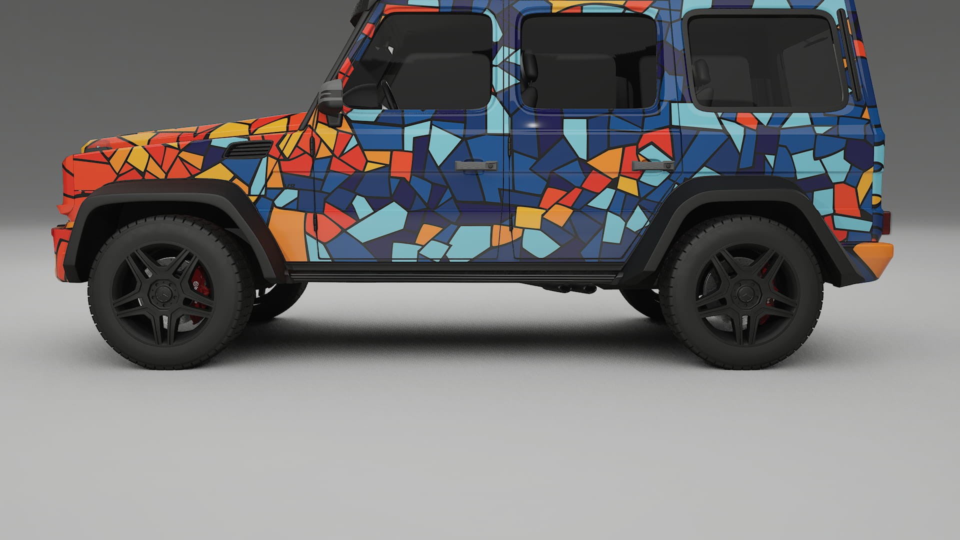 Mercedes G-class 4x4 W463 BARCELONA – Kit Wrap PPF Personalizzato in Pellicola Poliuretanica Stampabile