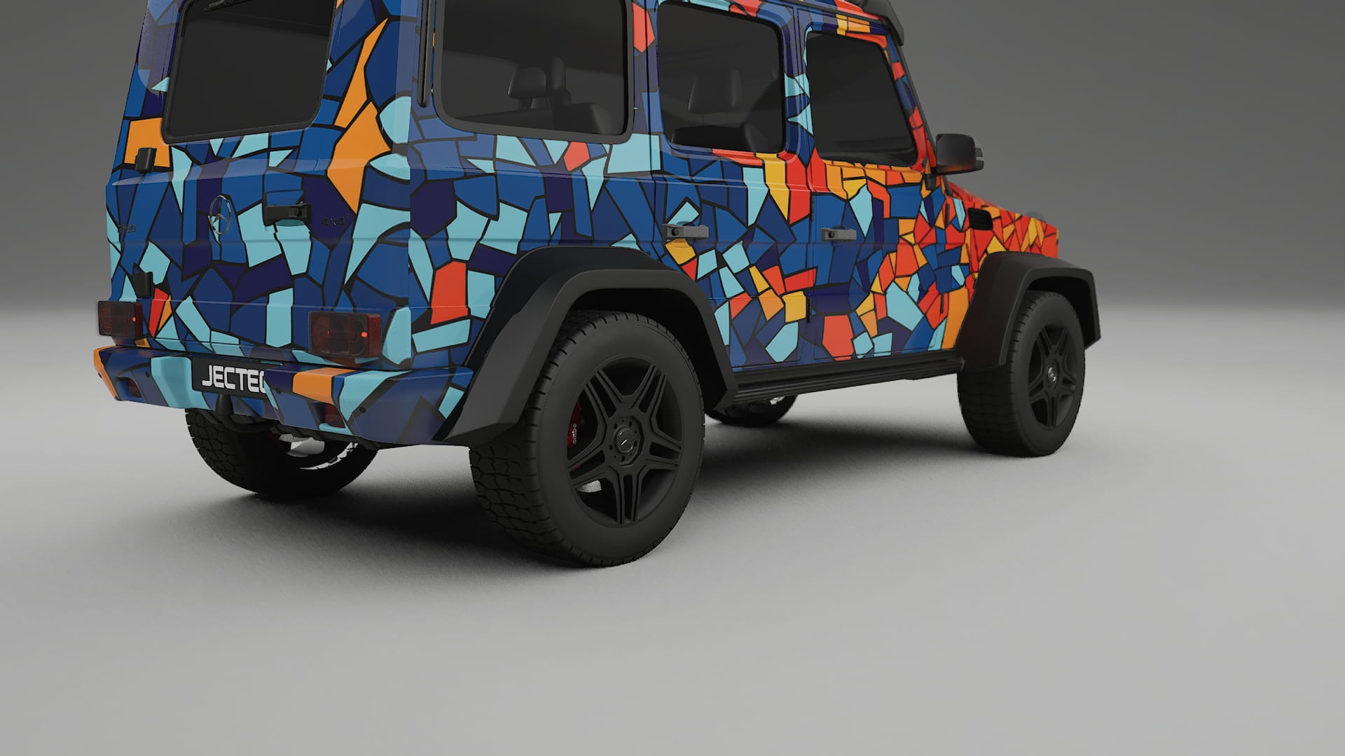 Mercedes G-class 4x4 W463 BARCELONA – Kit Wrap PPF Personalizzato in Pellicola Poliuretanica Stampabile