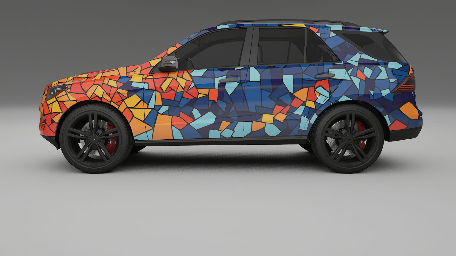 Mercedes M-class W166 BARCELONA – Kit Wrap PPF Personalizzato in Pellicola Poliuretanica Stampabile